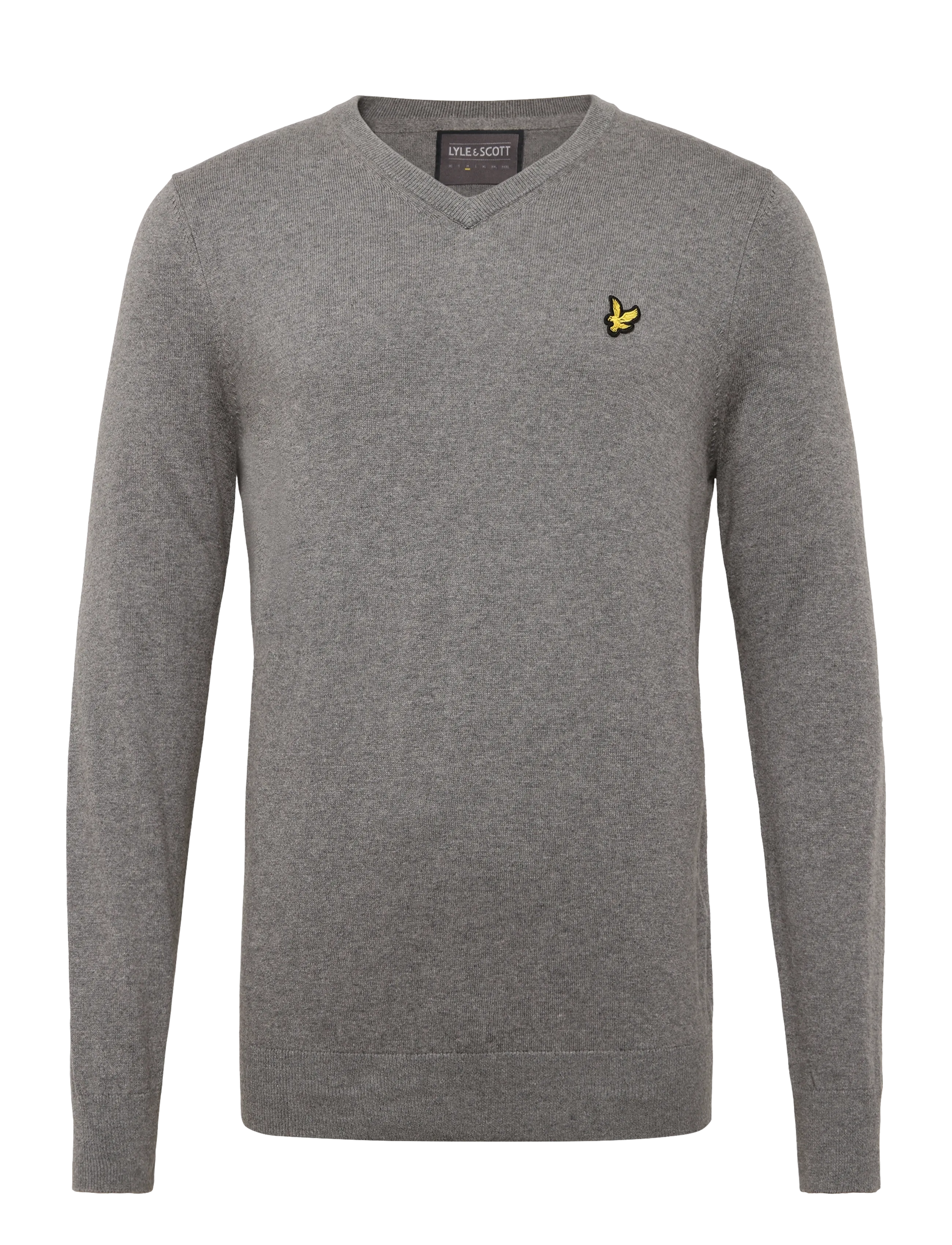 Lyle & Scott Sport Golf V Neck Pullover, Golf V-Hals Pullover, Grå, Str: XXL