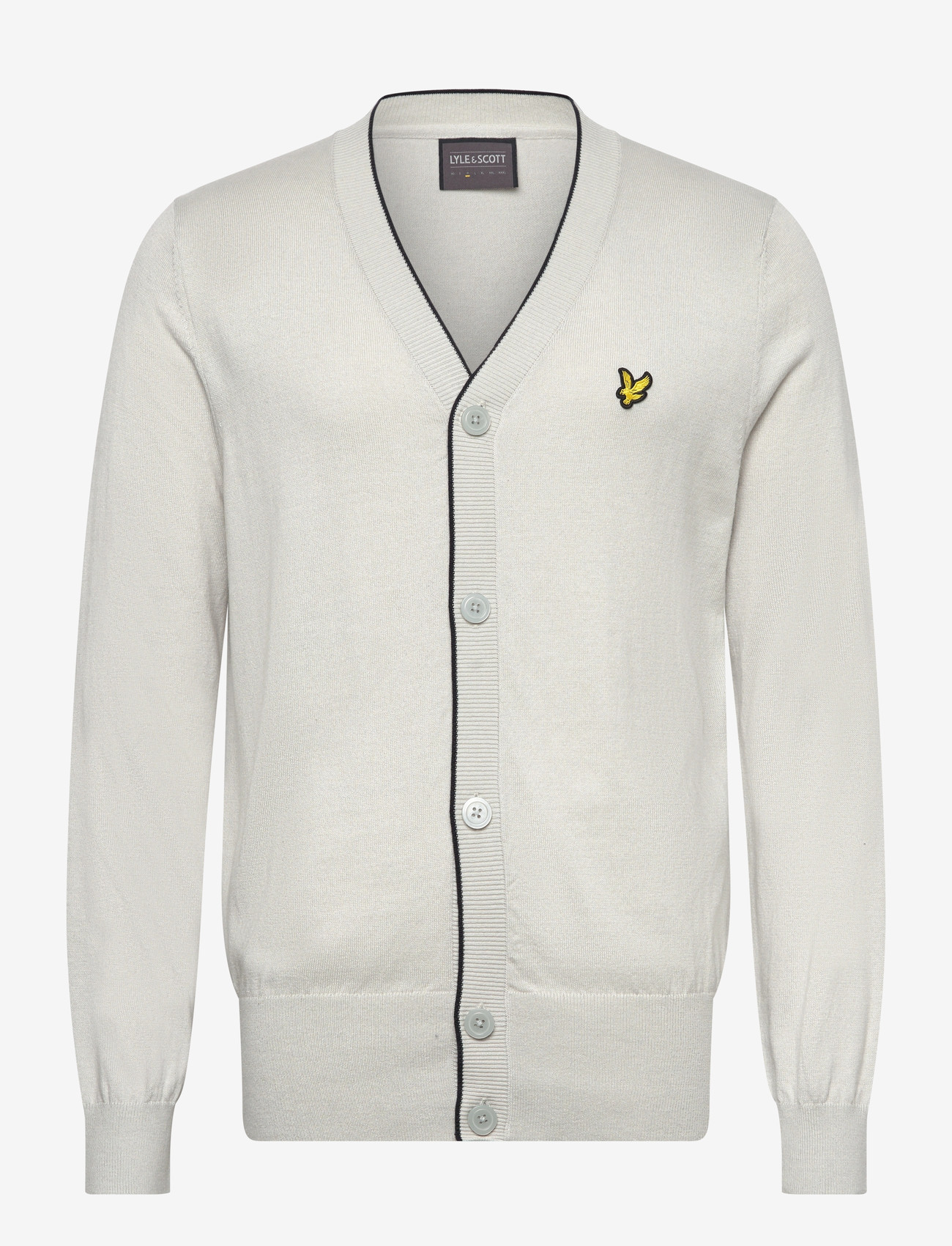 Lyle & Scott Sport - Golf Light Weight Cardigan - cardigans - w351 cloud - 0