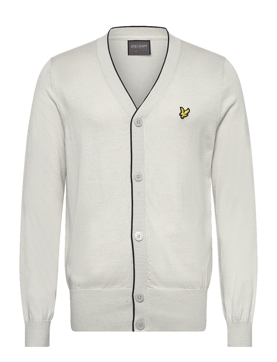 Lyle & Scott Sport - Golf Light Weight Cardigan - cardigans - w351 cloud - 0