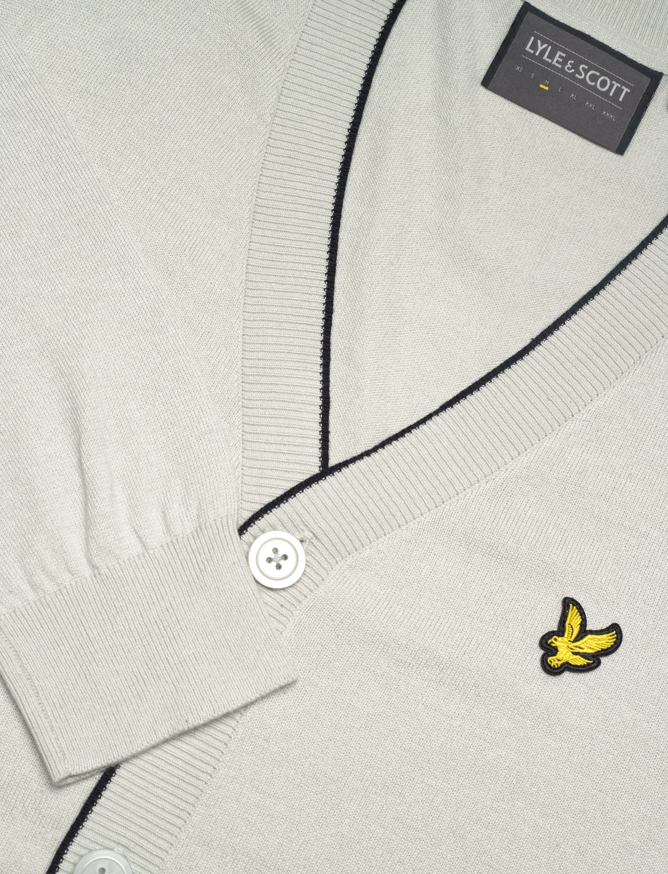 Lyle & Scott Sport - Golf Light Weight Cardigan - kardiganid - w351 cloud - 2