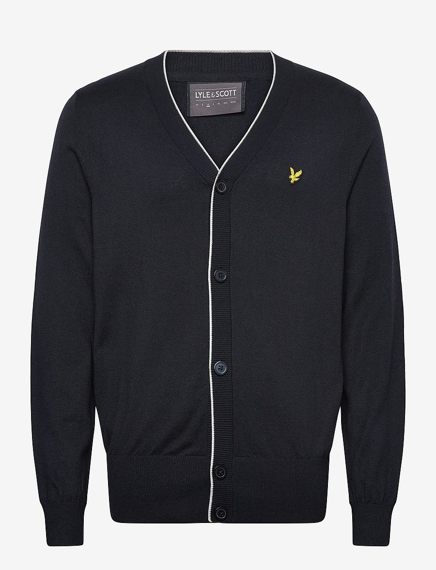Lyle & Scott Sport - Golf Light Weight Cardigan - cardigans - z271 dark navy - 0