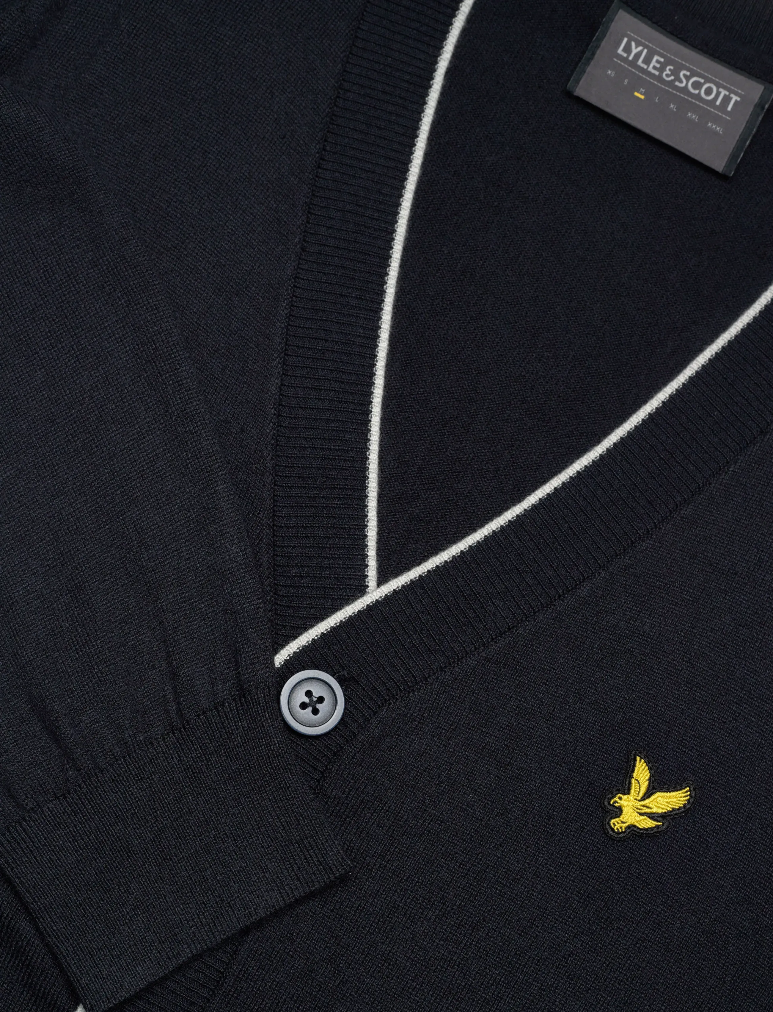 Lyle & Scott Sport - Golf Light Weight Cardigan - cardigans - z271 dark navy - 2