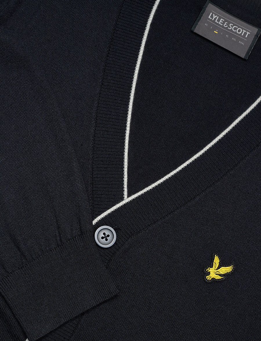 Lyle & Scott Sport - Golf Light Weight Cardigan - strickjacken - z271 dark navy - 2
