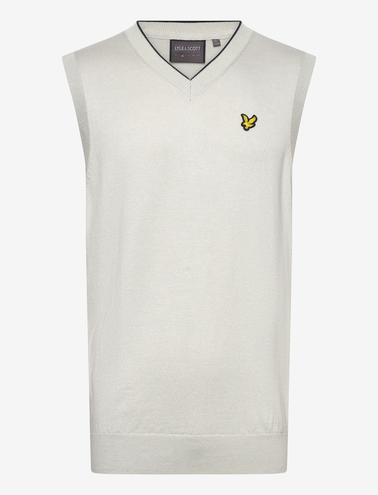 Lyle & Scott Sport - Golf V Neck Light Weight Vest - gestrickte westen - w351 cloud - 0