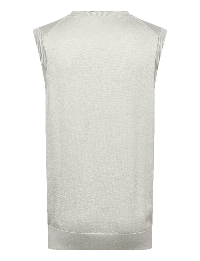 Lyle & Scott Sport - Golf V Neck Light Weight Vest - gestrickte westen - w351 cloud - 1