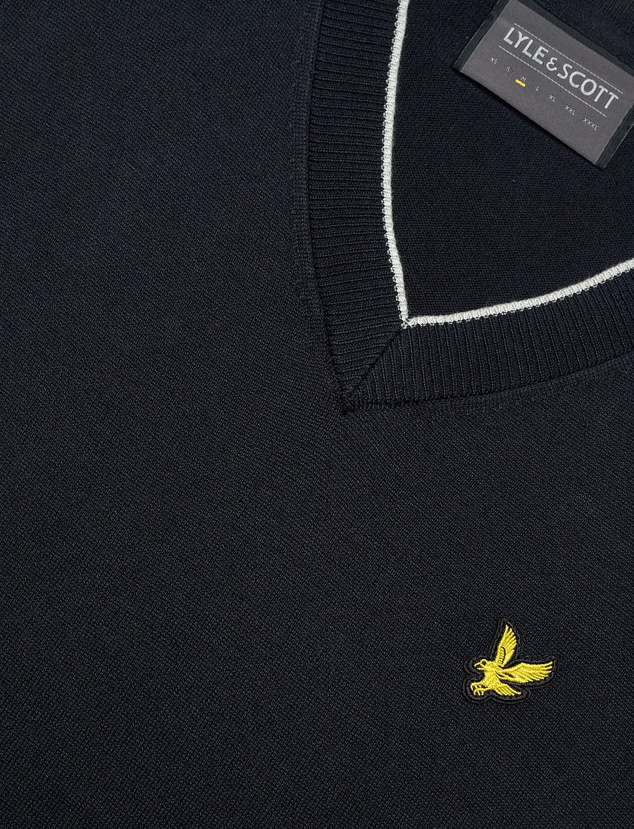 Lyle & Scott Sport - Golf V Neck Light Weight Vest - strikveste - z271 dark navy - 2