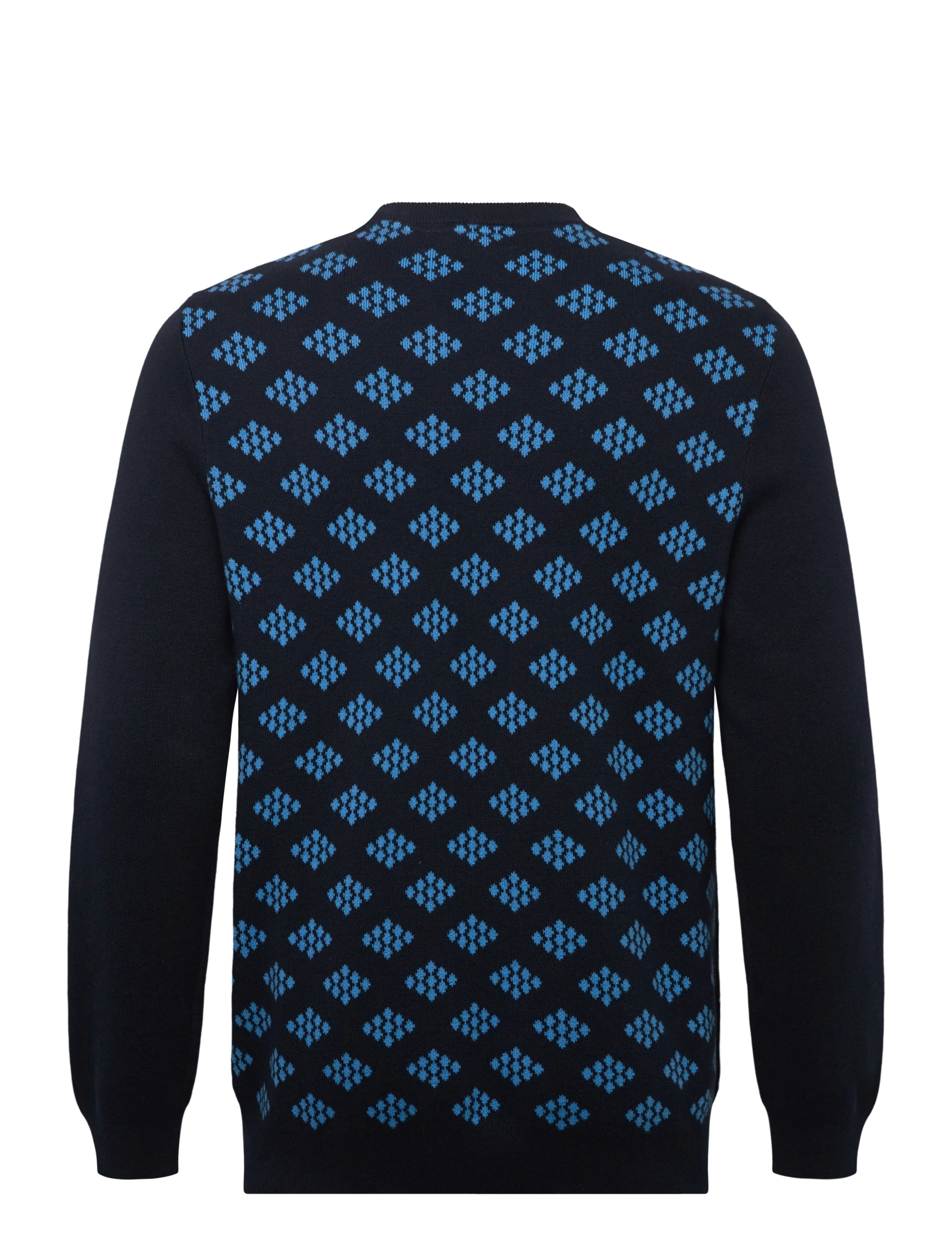 Lyle & Scott Sport - Golf Crew Neck Cotton Argyle Jumper - hauts - z271 dark navy - 1