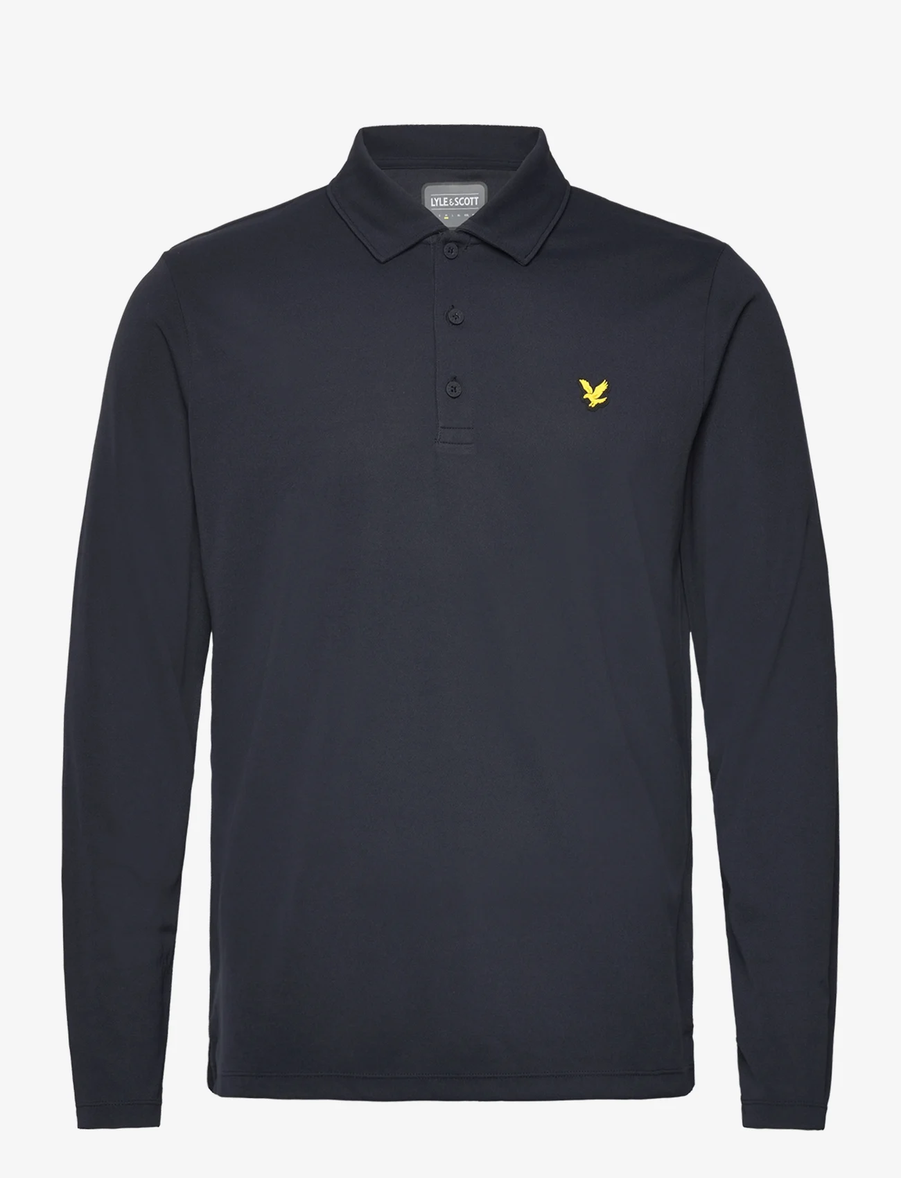 Lyle & Scott Sport - Long Sleeve Tech Polo Shirt - långärmade pikéer - z271 dark navy - 0
