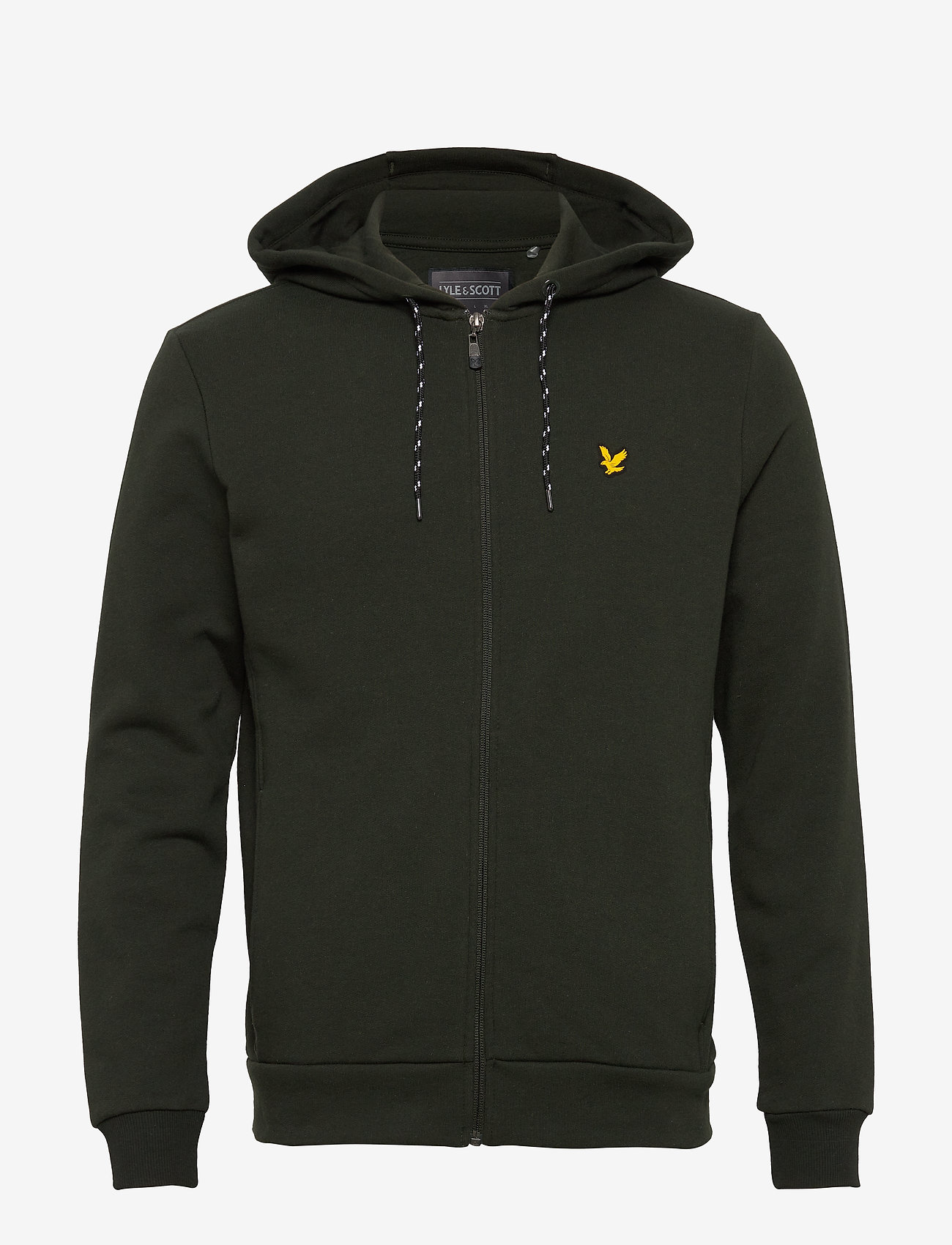 Lyle & Scott Sport - Hooded Full Zip Midlayer - deep spruce melange - 0
