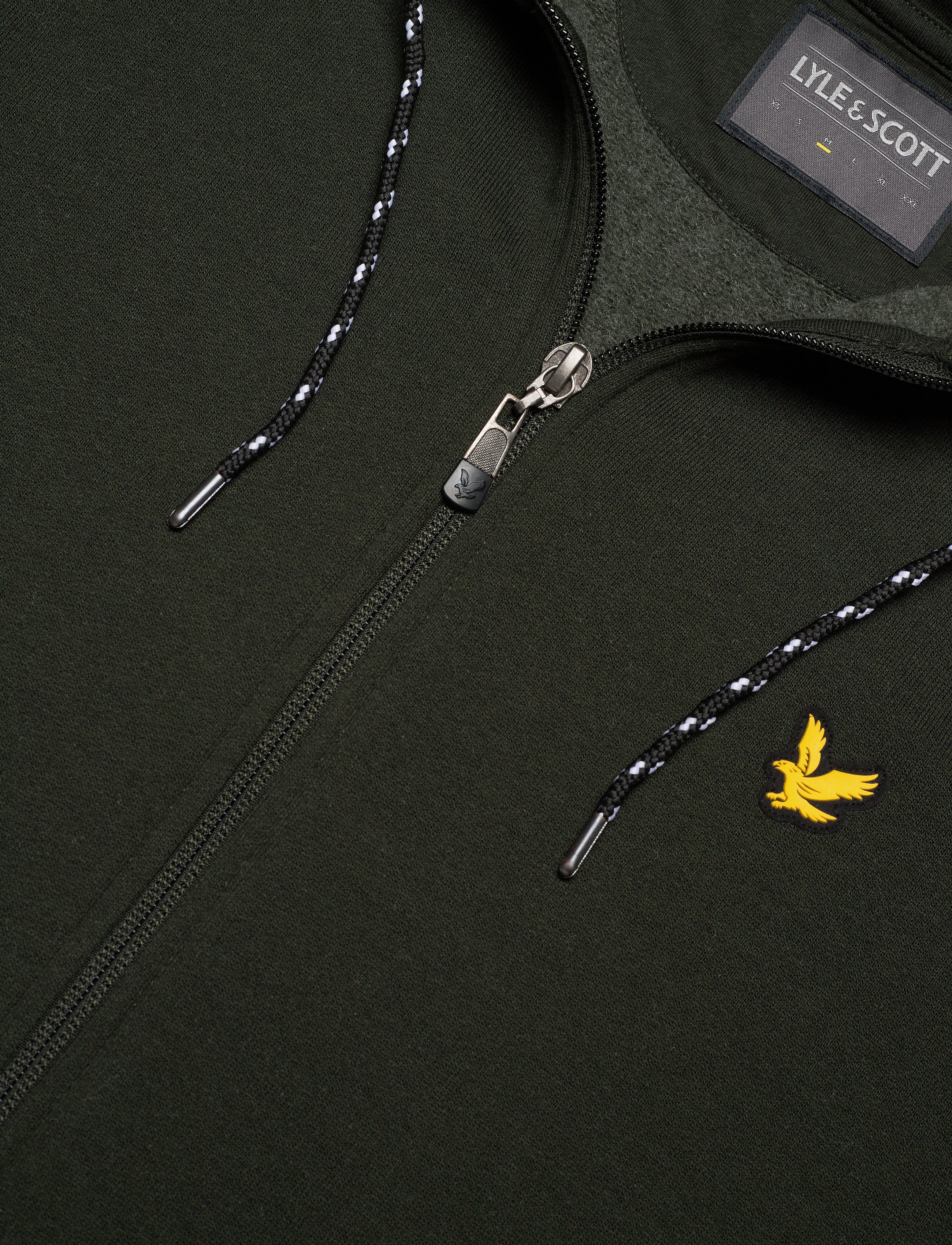 Lyle & Scott Sport - Hooded Full Zip Midlayer - deep spruce melange - 2