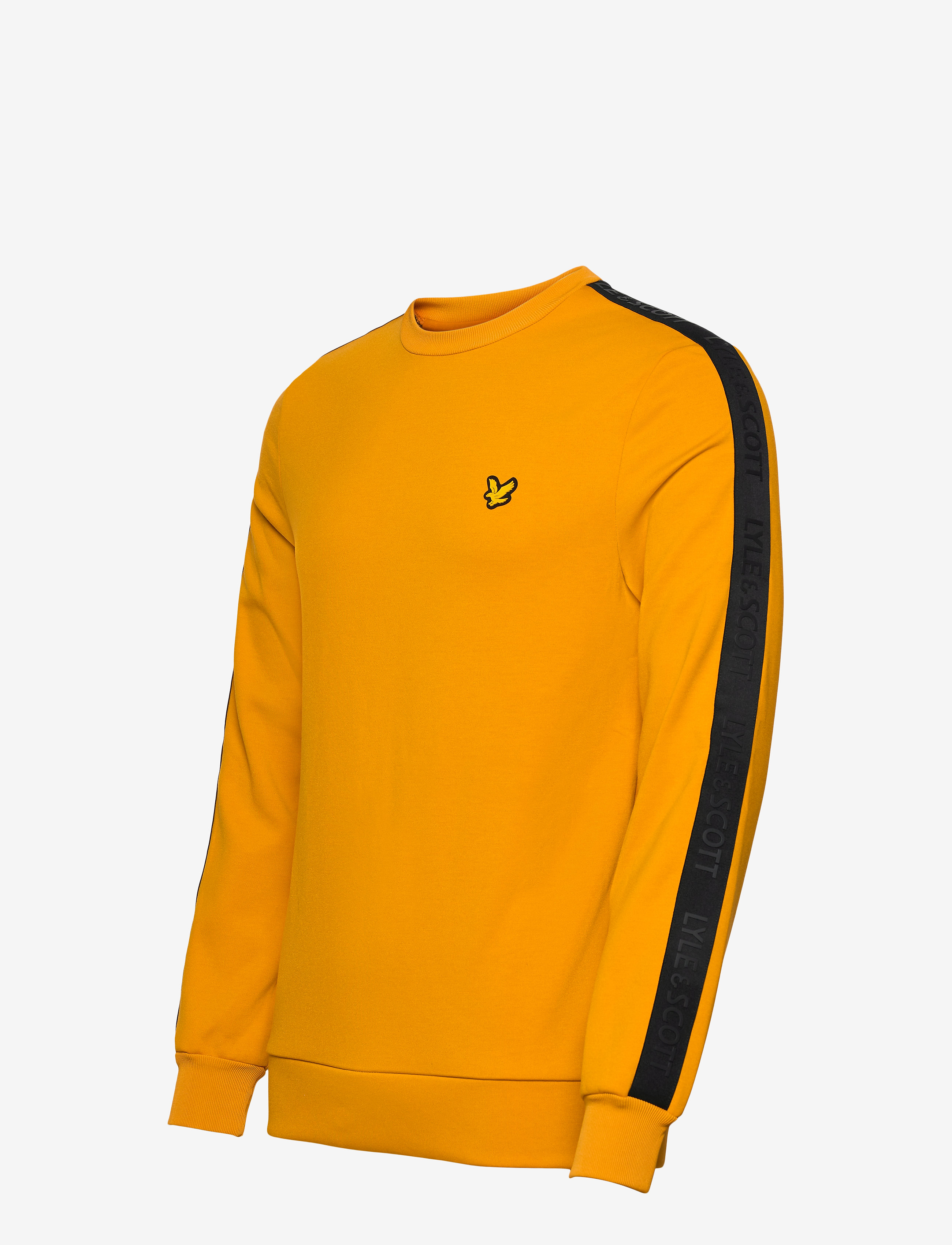 Lyle & Scott Sport - Sleeve Tape Crew - wood smoke - 2