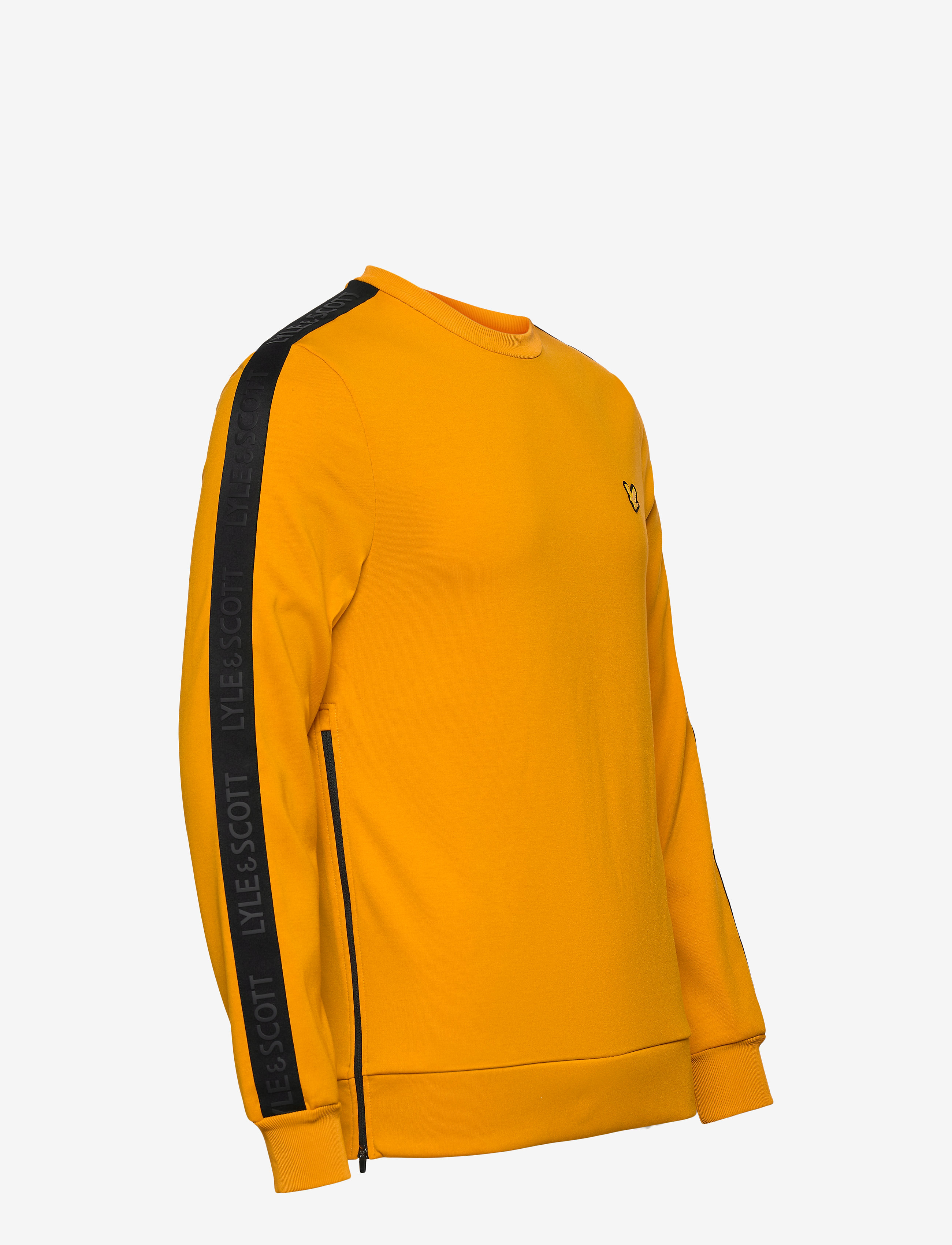 Lyle & Scott Sport - Sleeve Tape Crew - wood smoke - 3