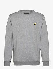 Lyle & Scott Sport - Crew Neck Fly Fleece - sweaters - mid grey marl - 0