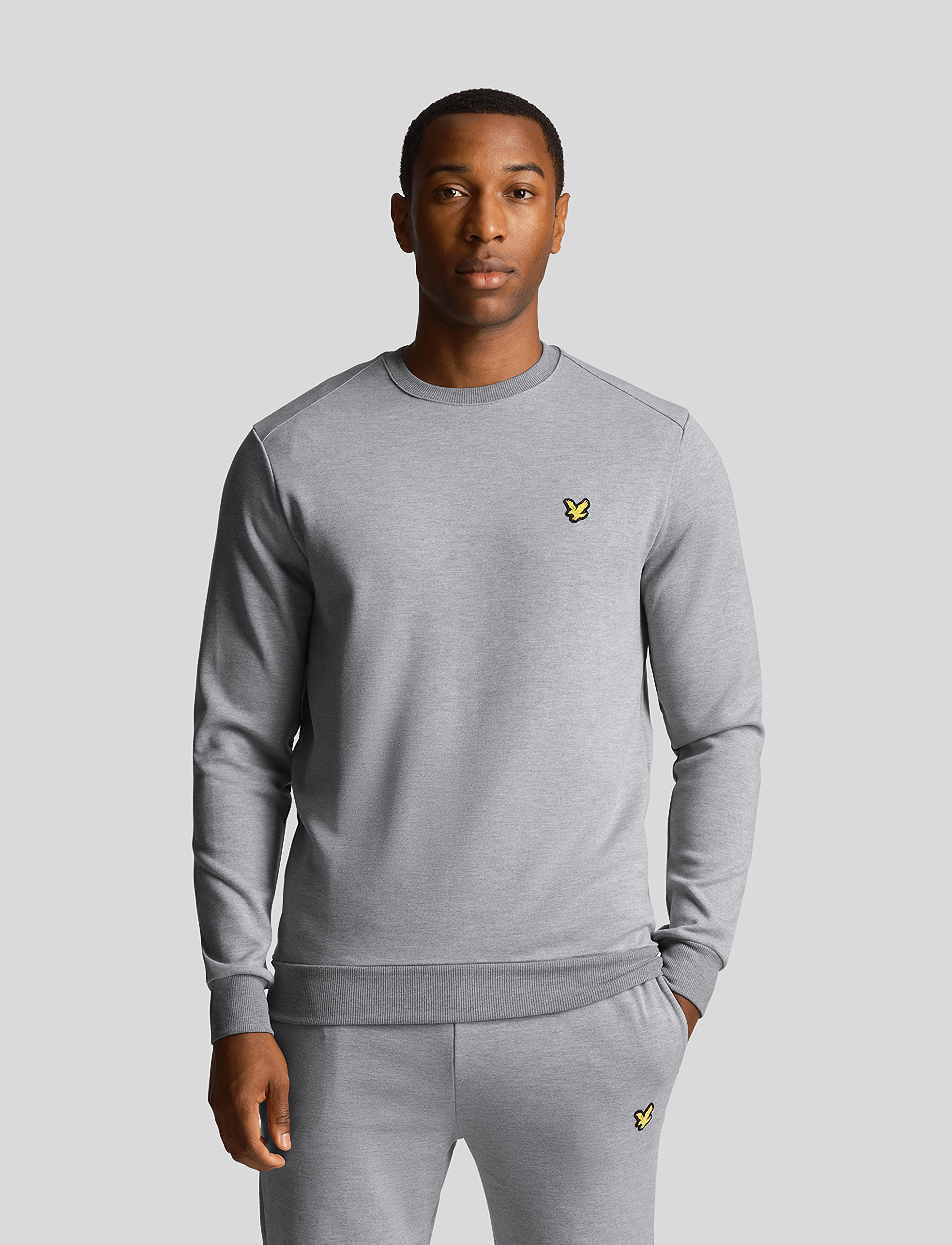 Lyle & Scott Sport - Crew Neck Fly Fleece - mid grey marl - 2