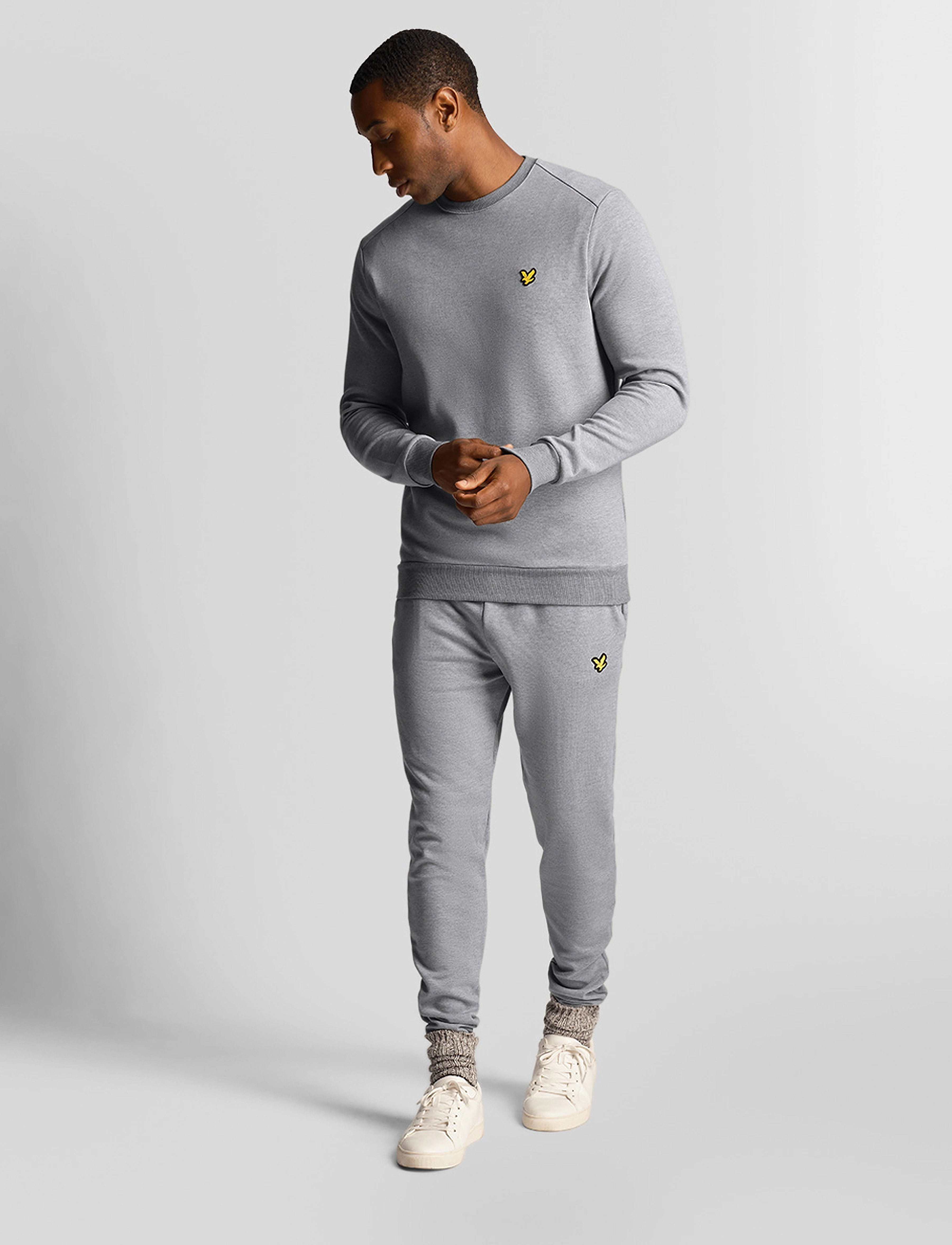 Lyle & Scott Sport - Crew Neck Fly Fleece - mid grey marl - 3