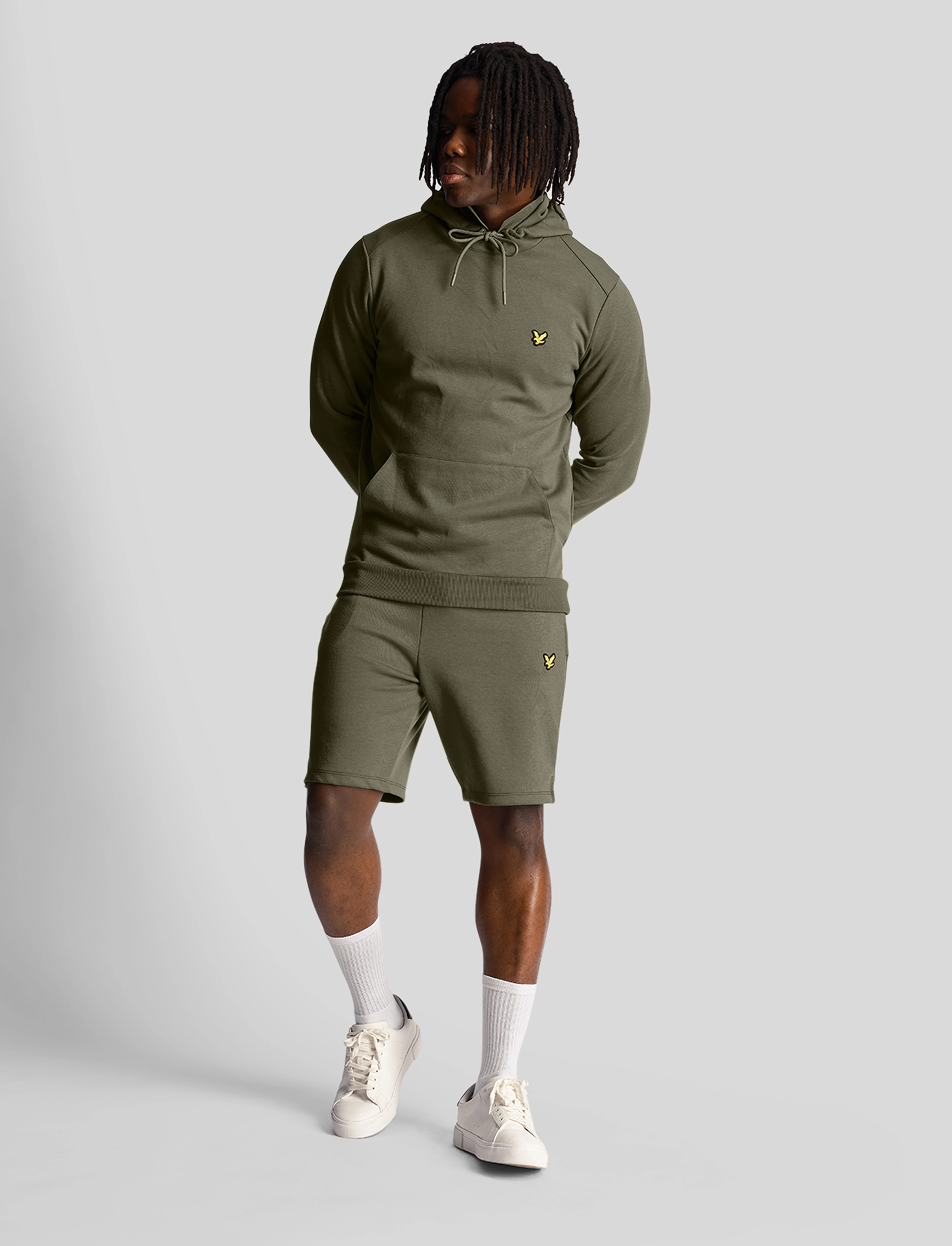 Lyle & Scott Sport - OTH Fly Fleece Hoodie - cactus green - 3