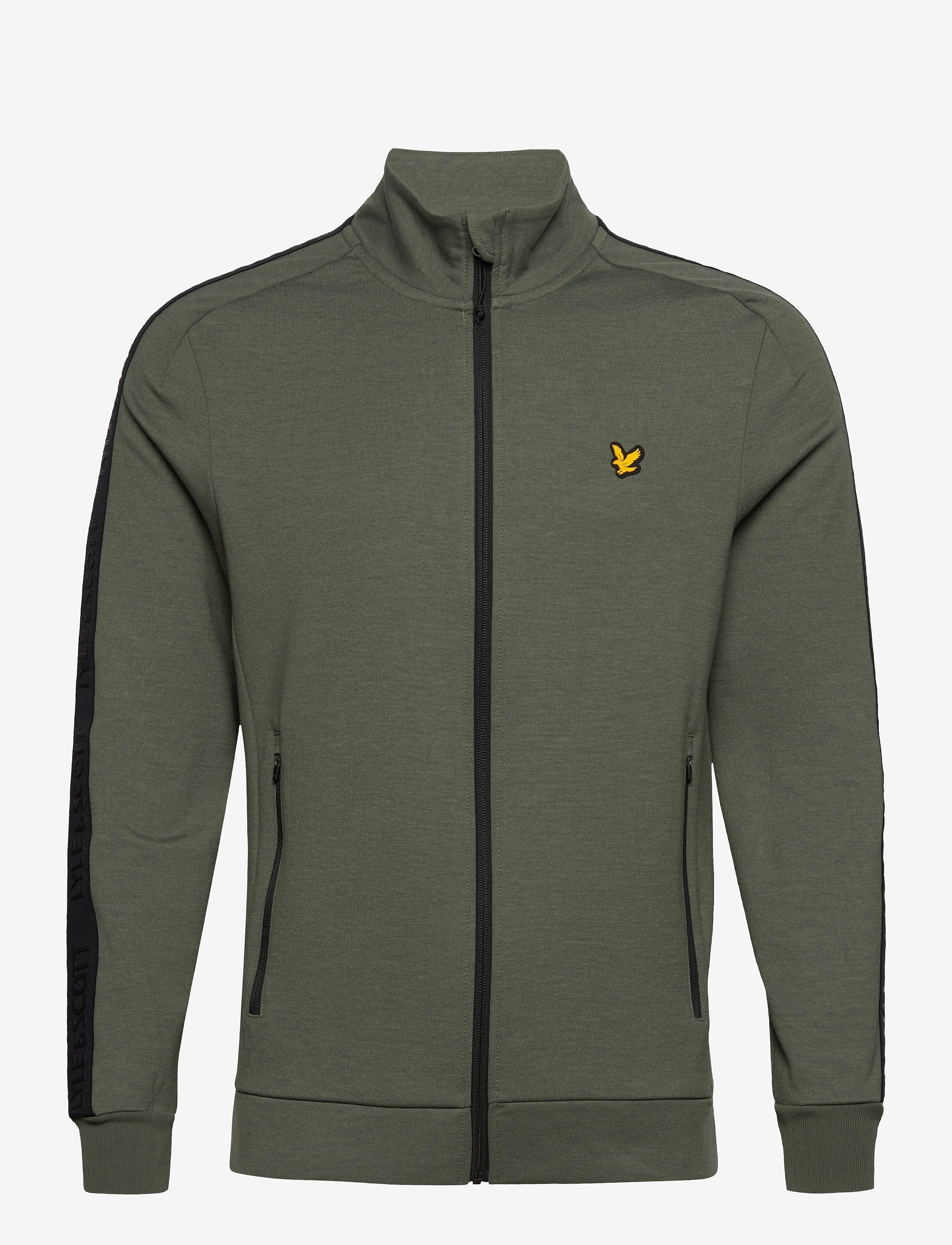 Lyle & Scott Sport - Sleeve Tape Full Zip Midlayer - cactus green - 0