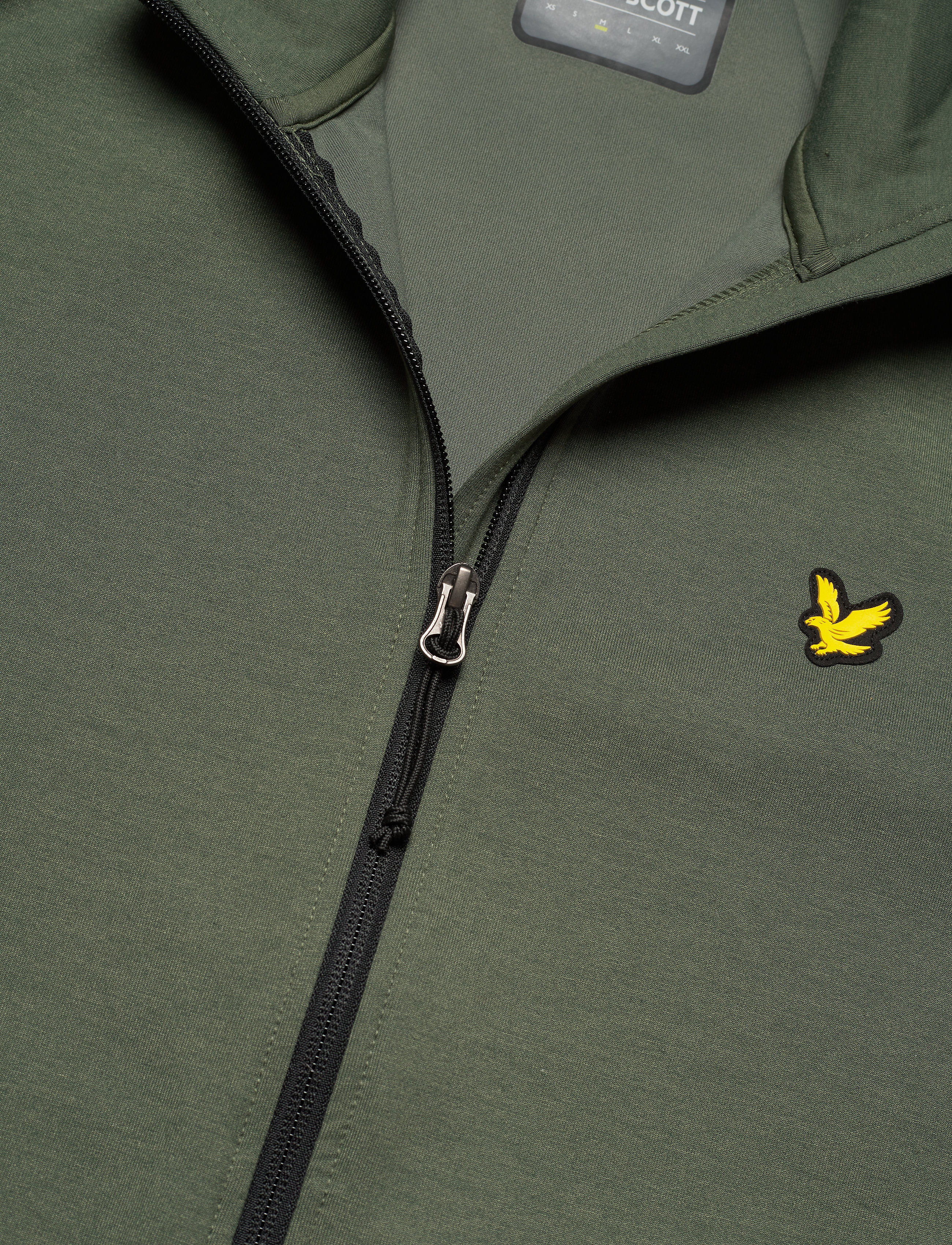 Lyle & Scott Sport - Sleeve Tape Full Zip Midlayer - cactus green - 4