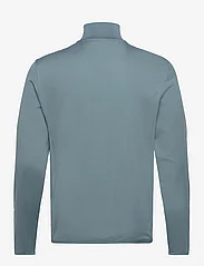 Lyle & Scott Sport - Tech 1/4 Zip Midlayer - långärmade tröjor - x182 iron blue - 1