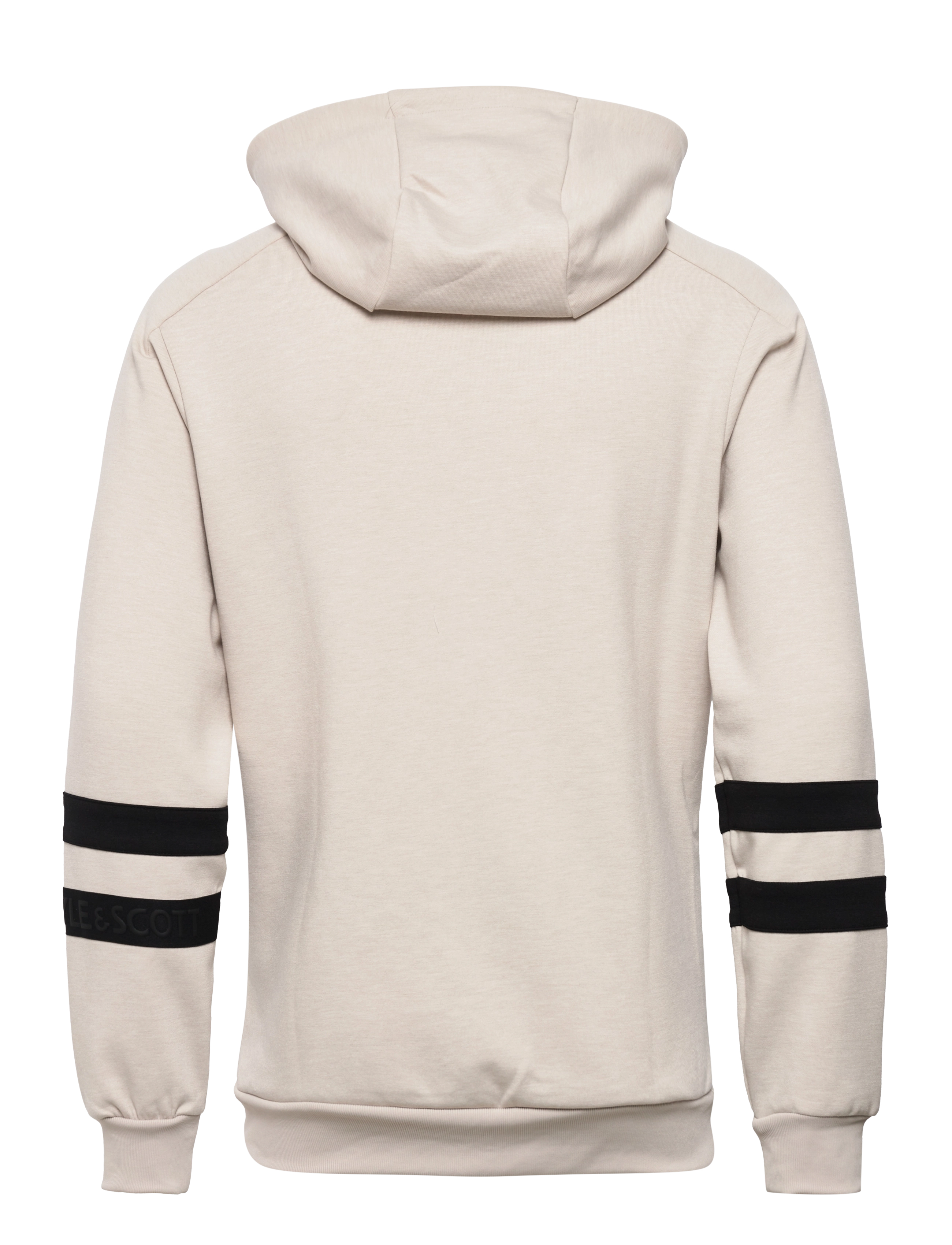 Lyle & Scott Sport - Sleeve Stripe Sweat Hoodie - warm dust marl - 1