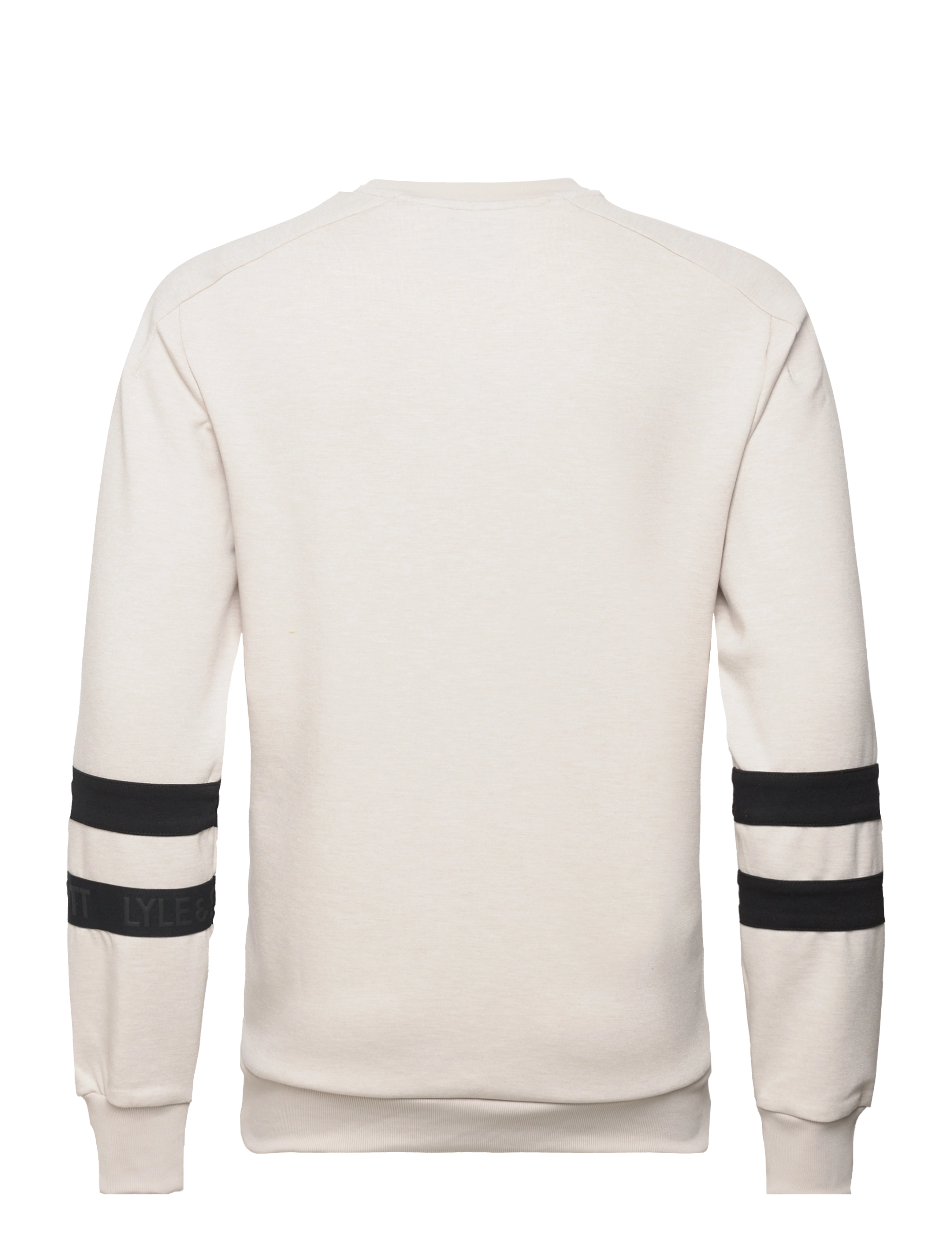 Lyle & Scott Sport - Sleeve Stripe Sweat Crew - warm dust marl - 1