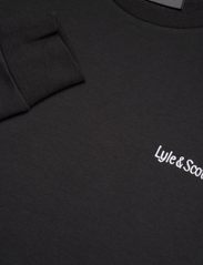 Lyle & Scott Sport - Tape Crewneck - bluzy i swetry - z865 jet black - 2