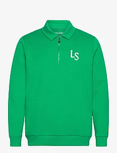 LS Logo Quarter Zip Sweatshirt, Lyle & Scott Sport