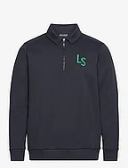 LS Logo Quarter Zip Sweatshirt - Z271 DARK NAVY