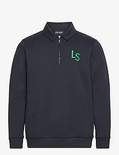 LS Logo Quarter Zip Sweatshirt, Lyle & Scott Sport
