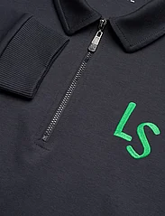 Lyle & Scott Sport - LS Logo Quarter Zip Sweatshirt - džemperiai - z271 dark navy - 2