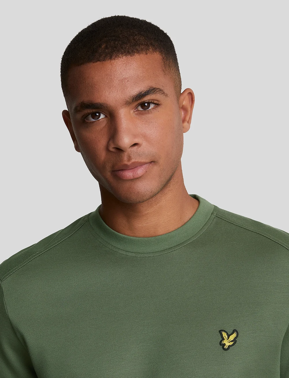 Lyle & Scott Sport - Crew Neck Fly Fleece - sweatshirts - x65 cactus green - 4