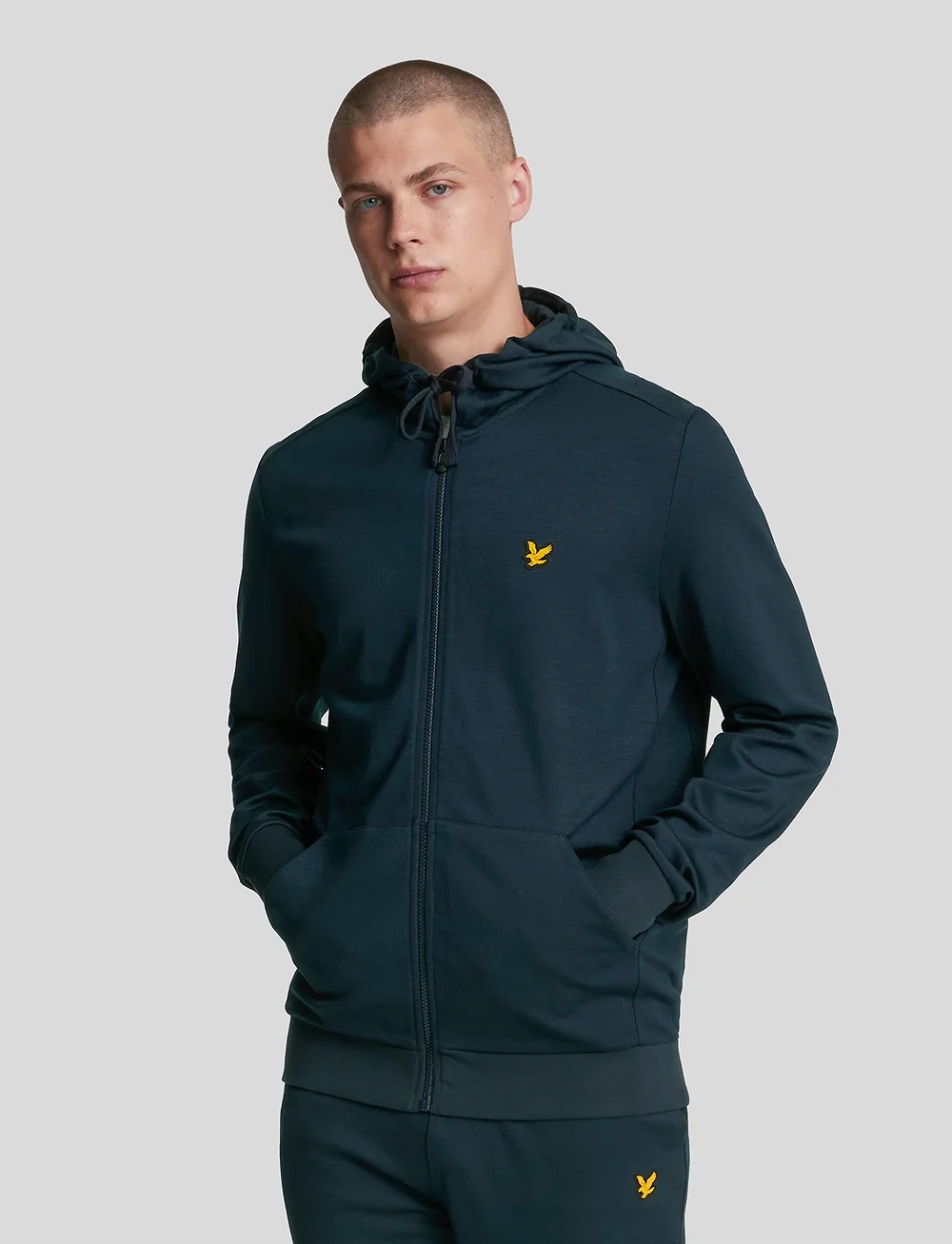 Lyle & Scott Sport - Full-Zip Hoodie - huvtröjor - z271 dark navy - 0