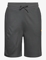 Lyle & Scott Sport - Fly Fleece Shorts - sportiska stila šorti - x129 graphite - 0