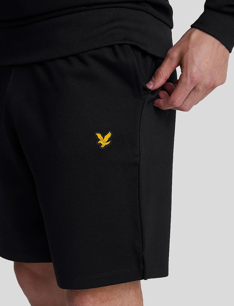 Lyle & Scott Sport - Fly Fleece Shorts - alaosat - z865 jet black - 5