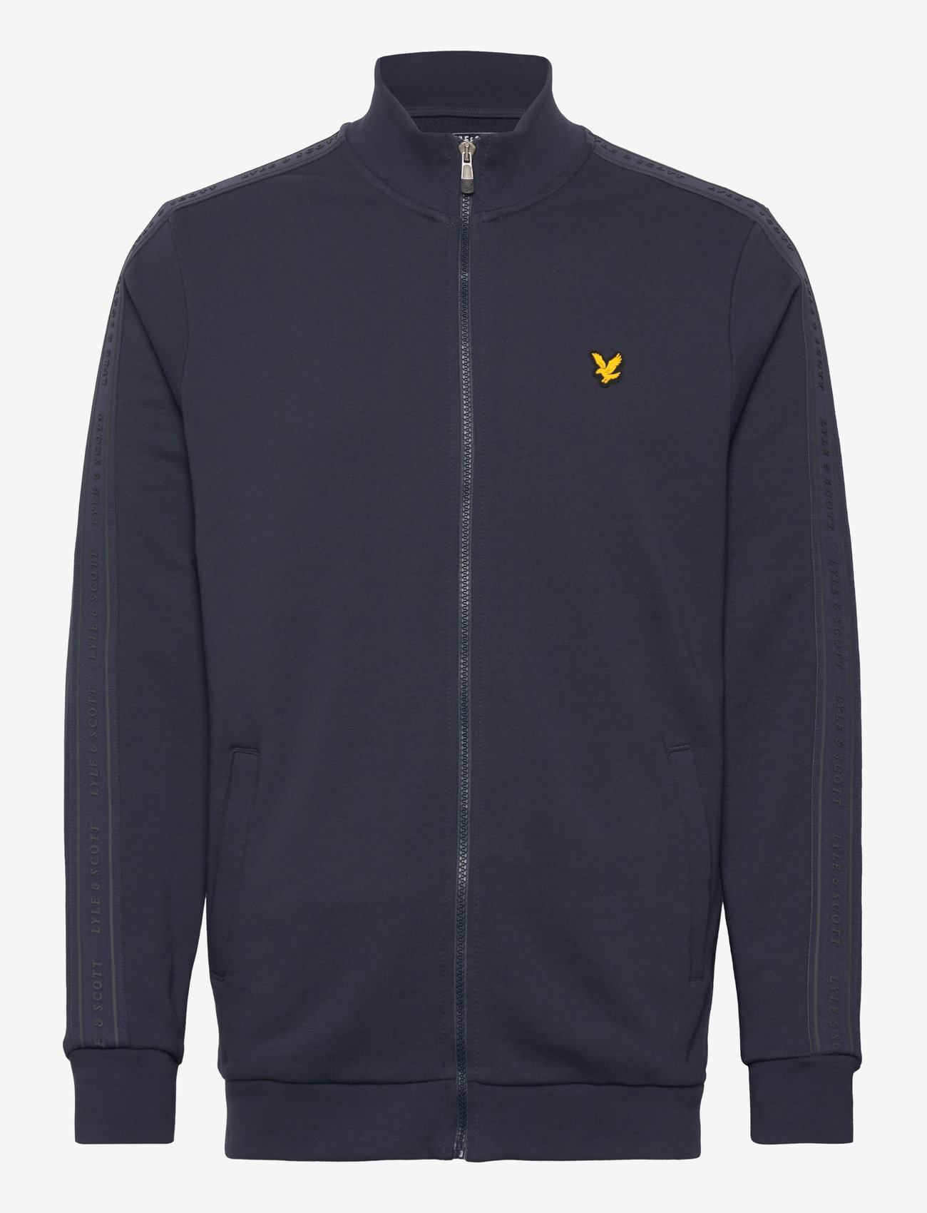 Lyle & Scott Sport - Tape Track Top - sweatshirts - x129 graphite - 1