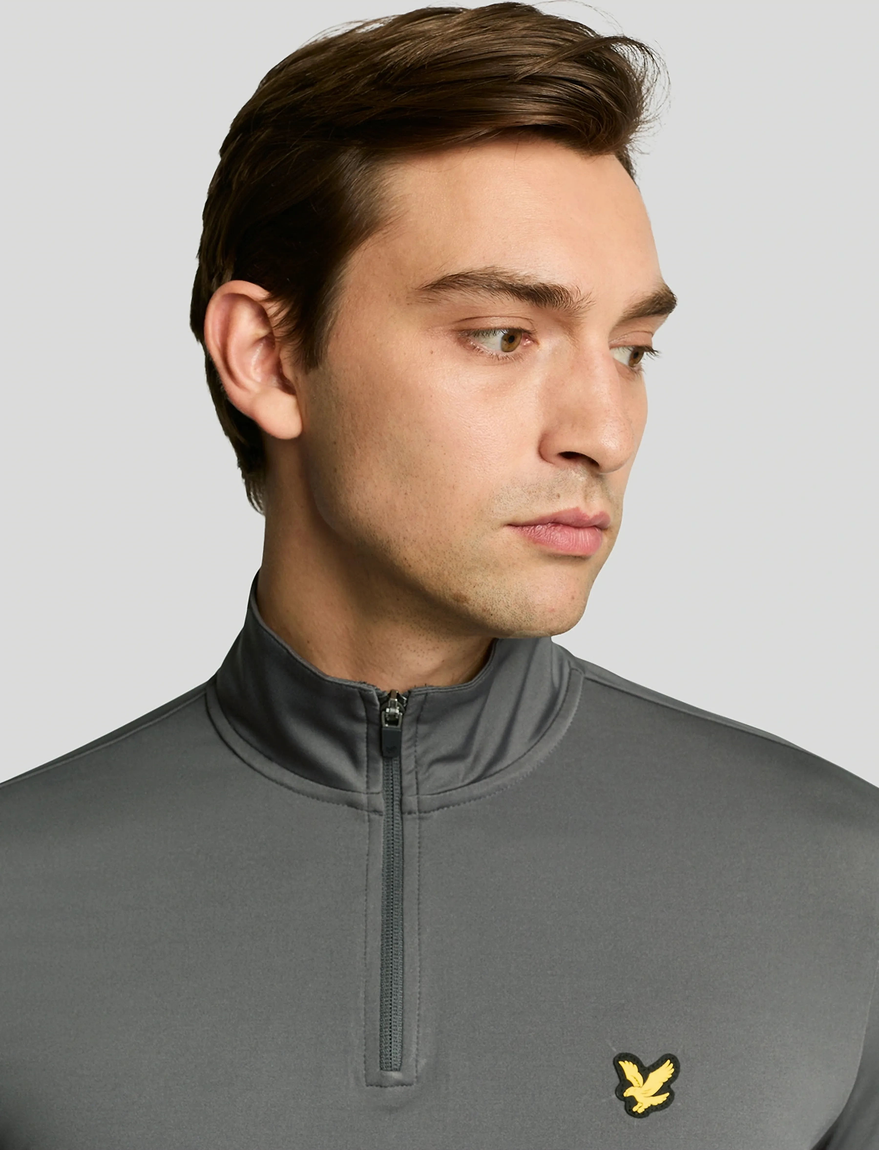 Lyle & Scott Sport - Golf Course Midlayer - w950 granite - 5
