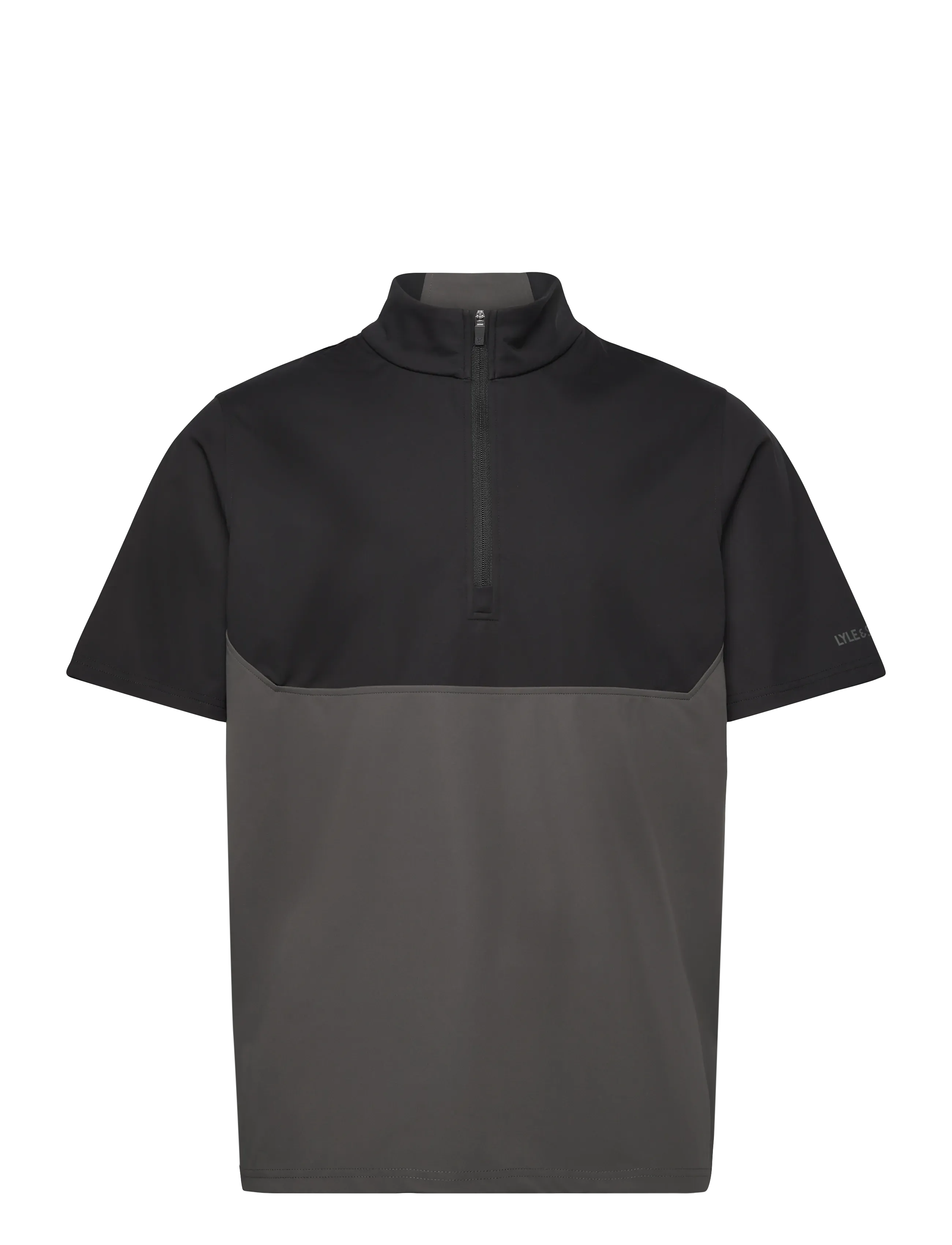 Lyle & Scott Sport Golf Windjammer Shirt - Poloer - X617 JET BLACK/ GRANITE / black