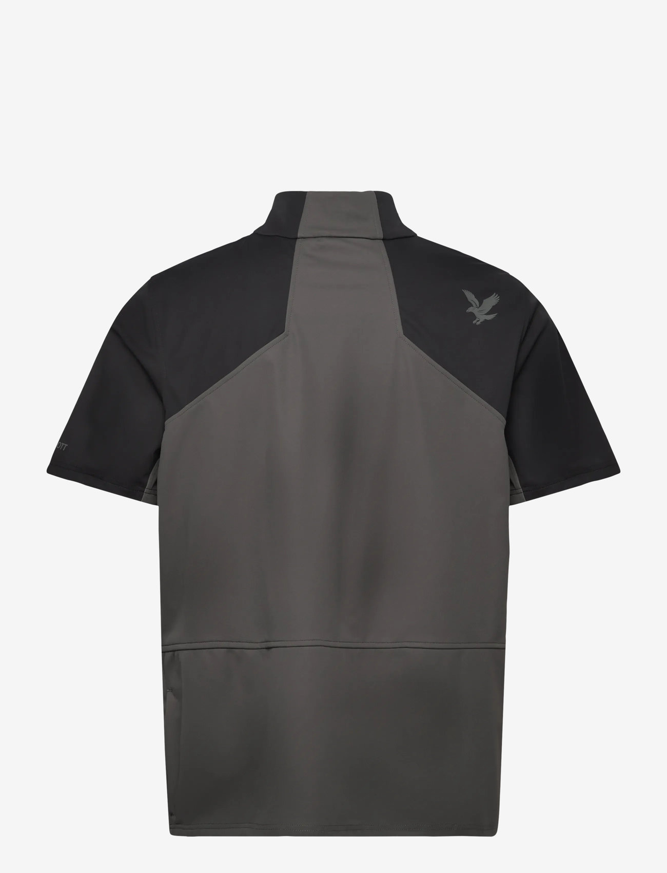 Lyle & Scott Sport - Golf Windjammer Shirt - toppe & t-shirts - x617 jet black/ granite - 1