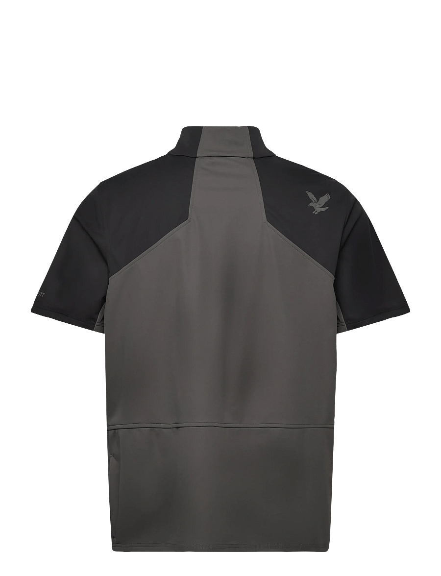 Lyle & Scott Sport - Golf Windjammer Shirt - oberteile & t-shirts - x617 jet black/ granite - 1