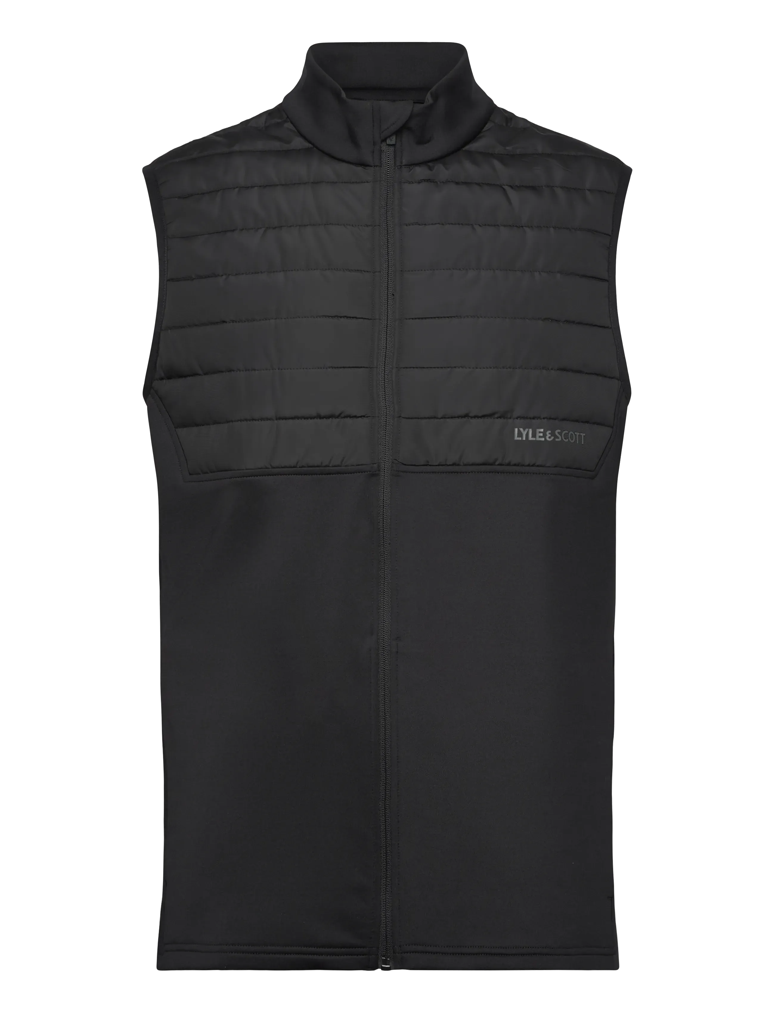 Lyle & Scott Sport - Golf Windjammer Full Zip Vest - z865 jet black - 1