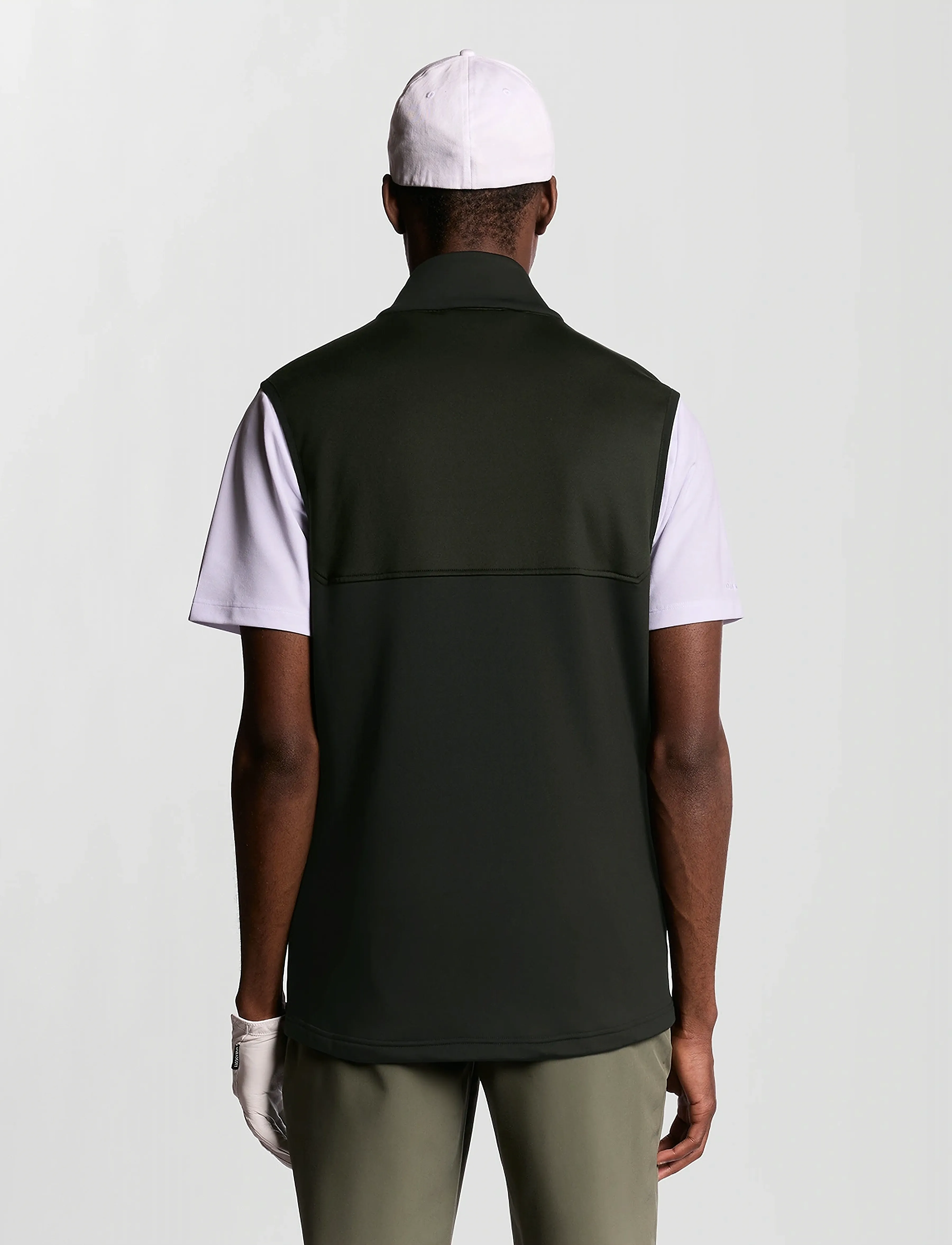 Lyle & Scott Sport - Golf Windjammer Full Zip Vest - z865 jet black - 3