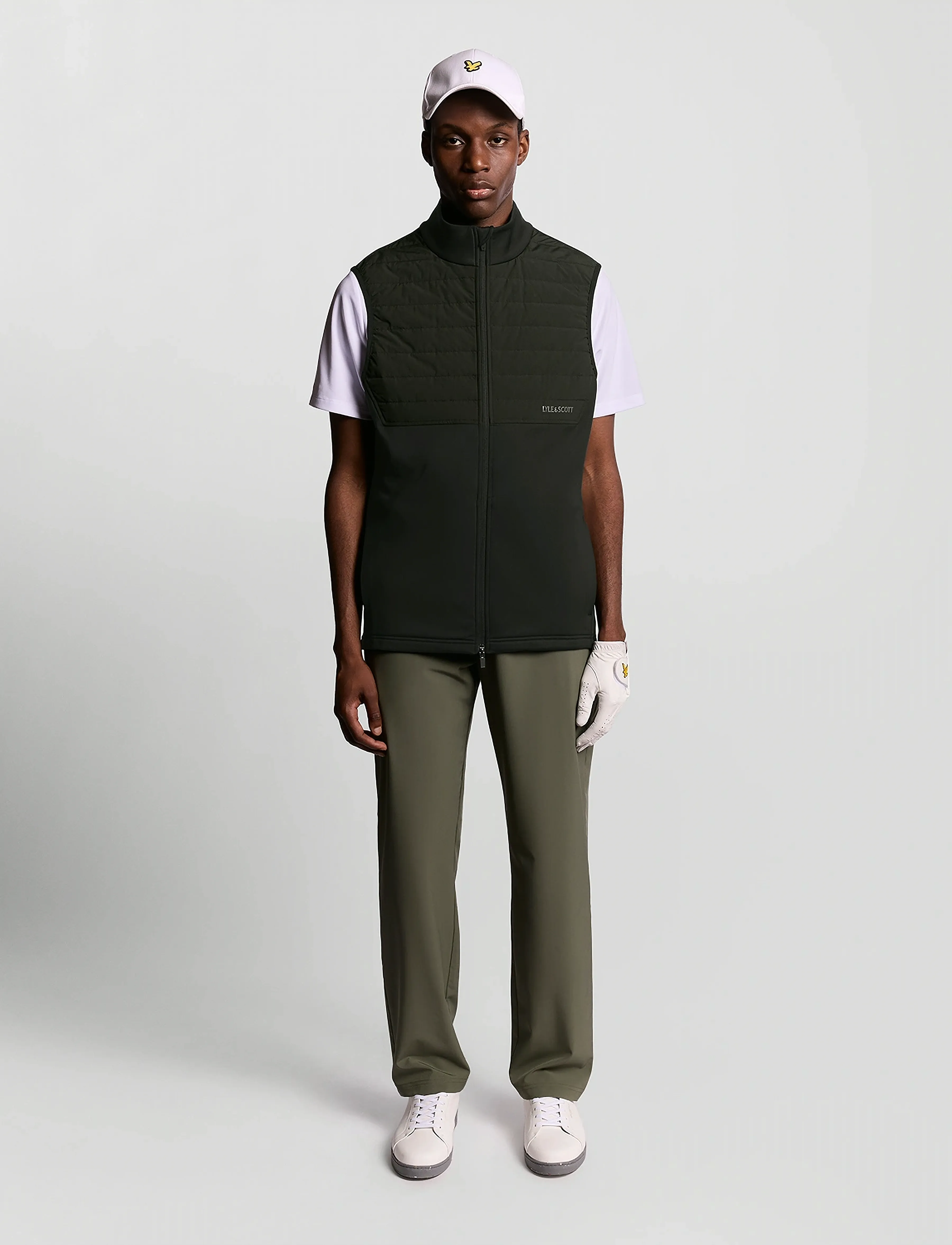 Lyle & Scott Sport - Golf Windjammer Full Zip Vest - z865 jet black - 4