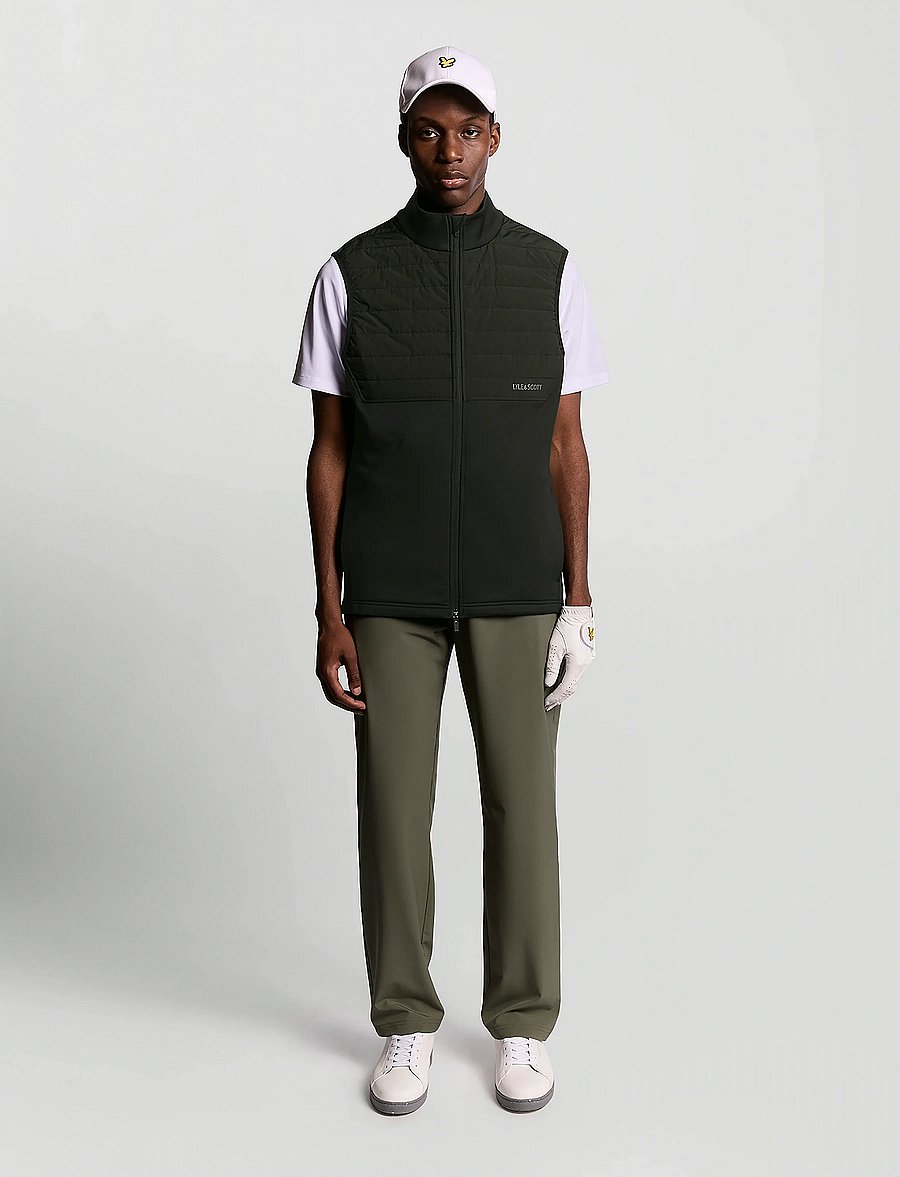 Lyle & Scott Sport - Golf Windjammer Full Zip Vest - z865 jet black - 4