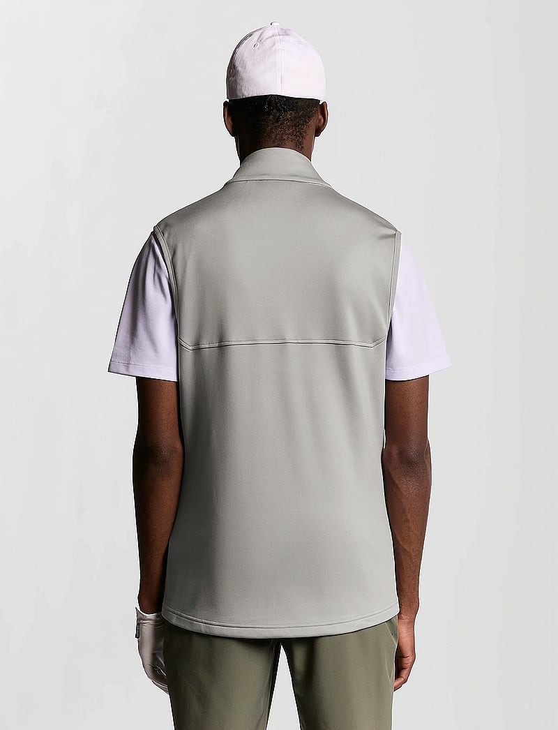 Lyle & Scott Sport - Golf Printed Windjammer Full Zip Vest - outdoor - x917 true iron - 3