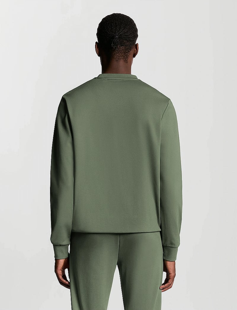 Lyle & Scott Sport - Crew Neck Fly Fleece - sweatshirts - x65 cactus green - 3