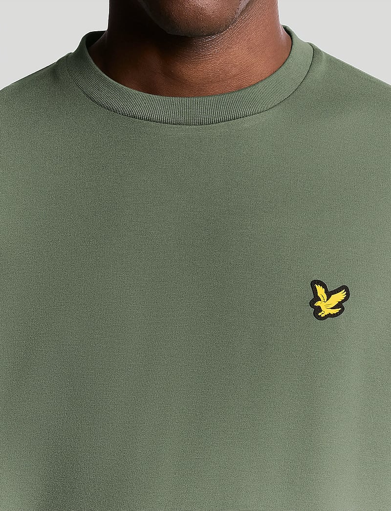 Lyle & Scott Sport - Crew Neck Fly Fleece - sweatshirts - x65 cactus green - 5