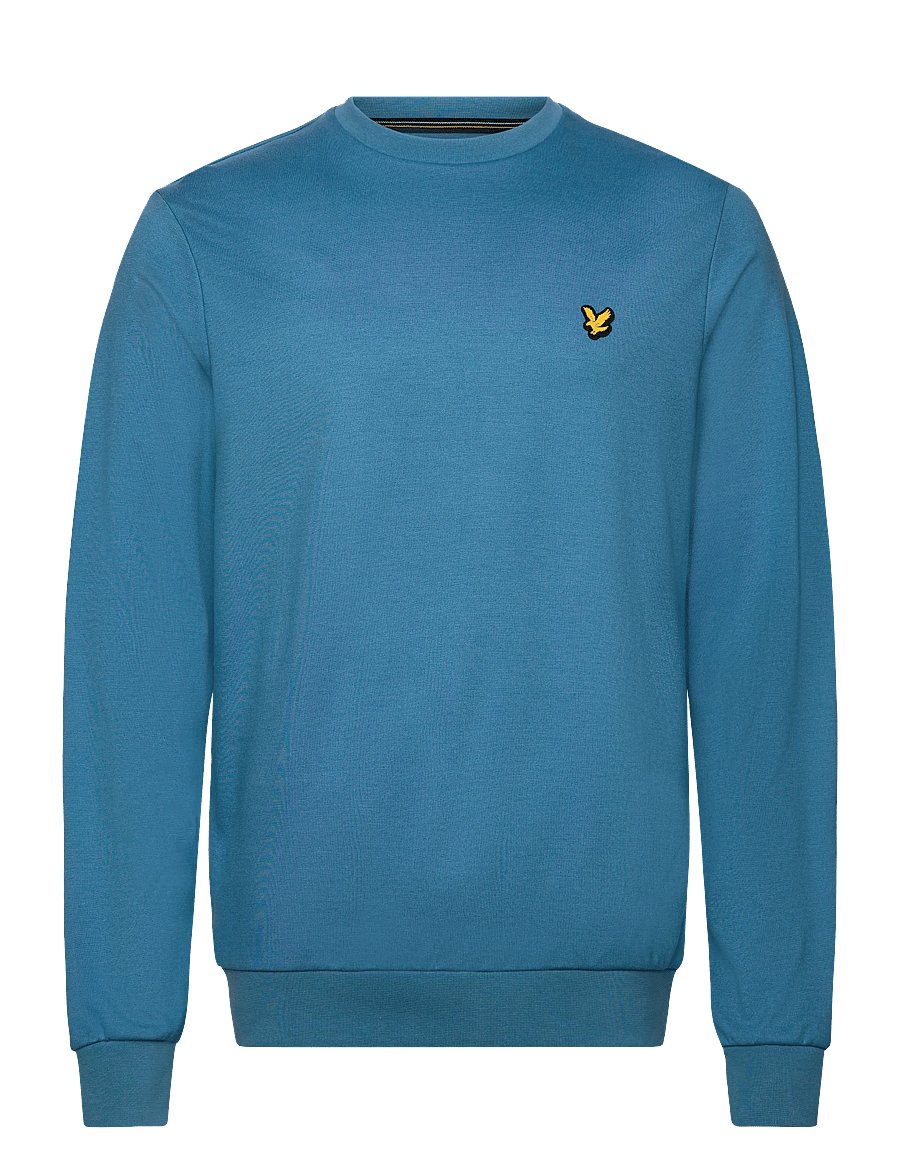 Lyle & Scott Sport - Crew Neck Fly Fleece - dressipluusid - x857 parisian blue - 1