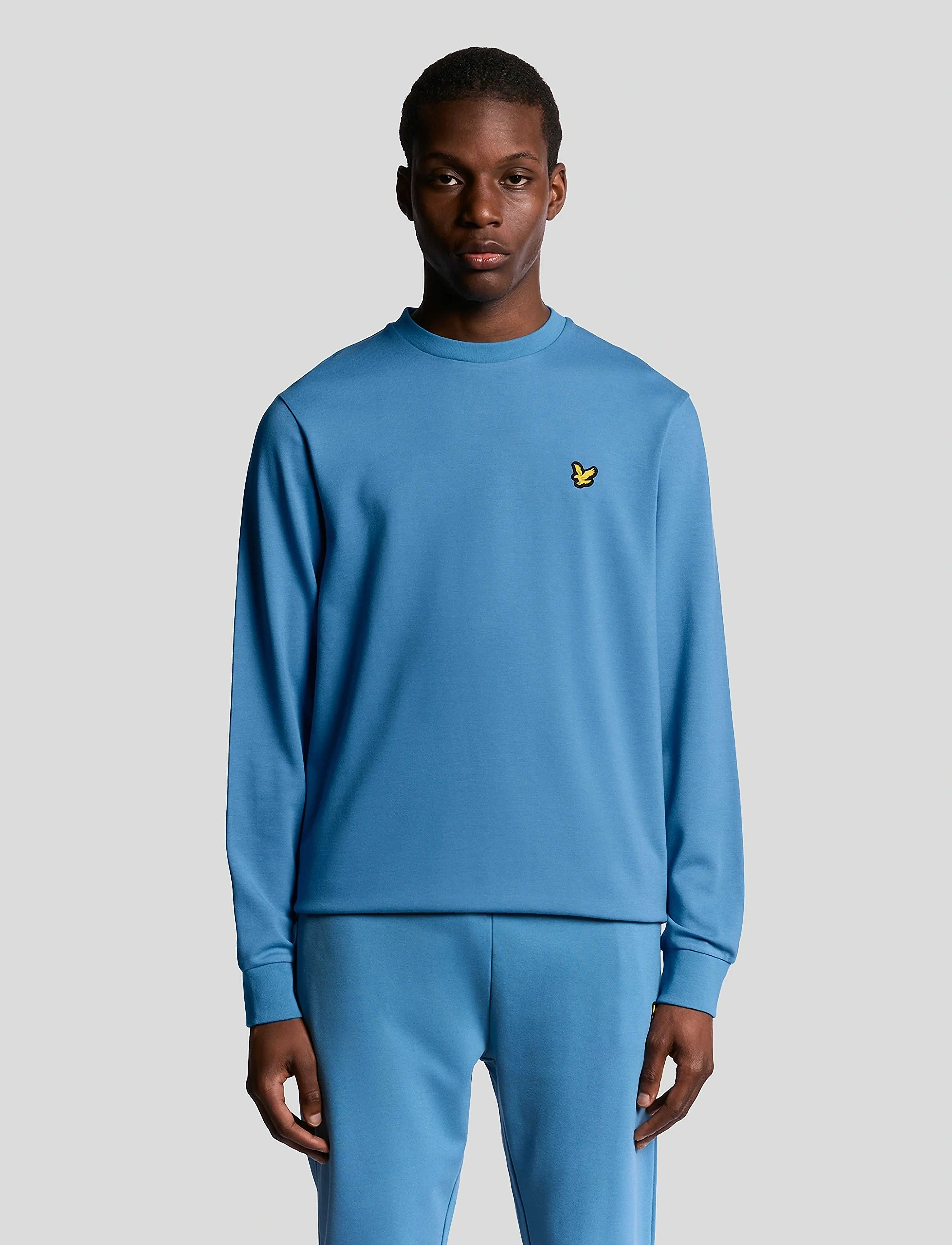Lyle & Scott Sport Crew Neck Fly Fleece - Tøj - X857 PARISIAN BLUE / blue