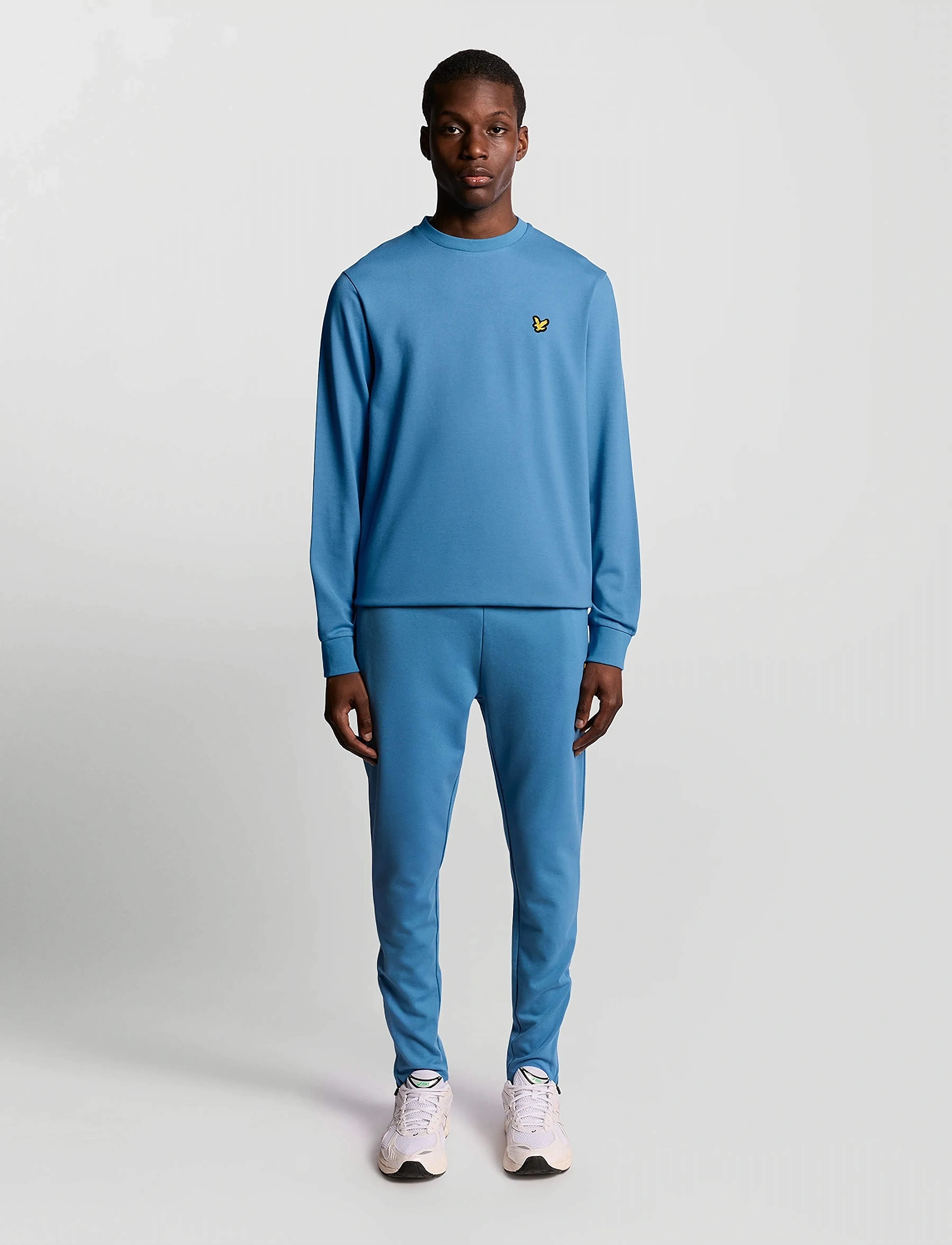 Lyle & Scott Sport - Crew Neck Fly Fleece - dressipluusid - x857 parisian blue - 4