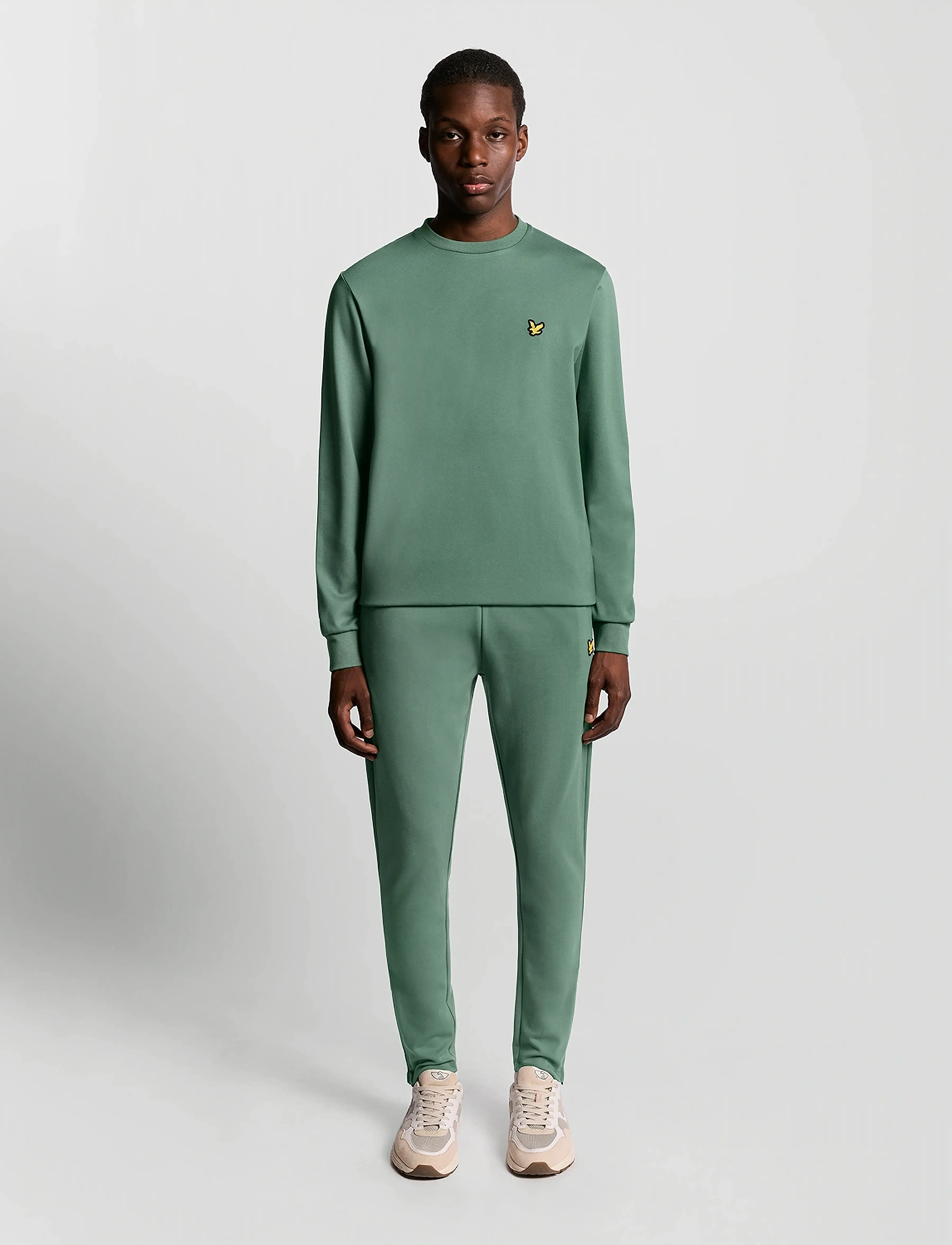 Lyle & Scott Sport - Crew Neck Fly Fleece - sweatshirts - x858 silver pine - 4